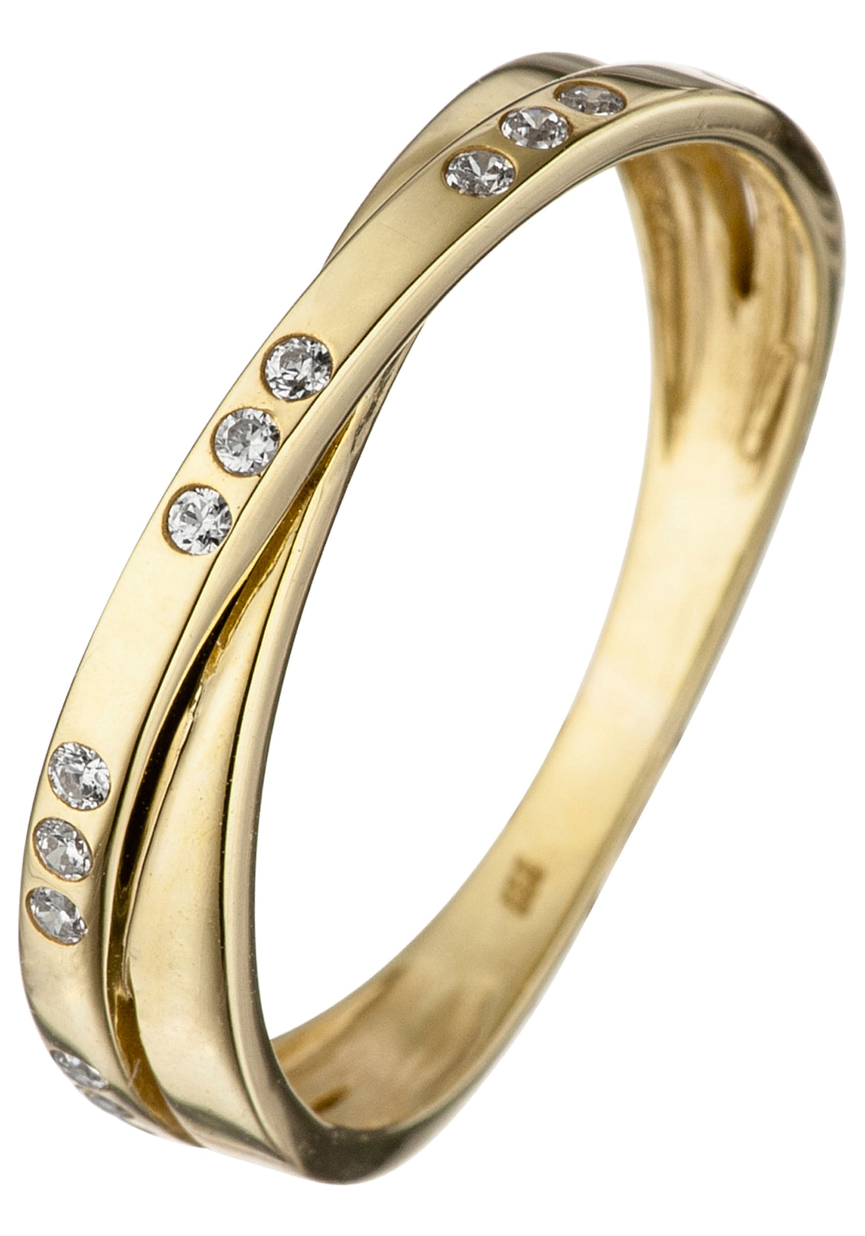 JOBO Goldring, 333 Gold mit Zirkonia