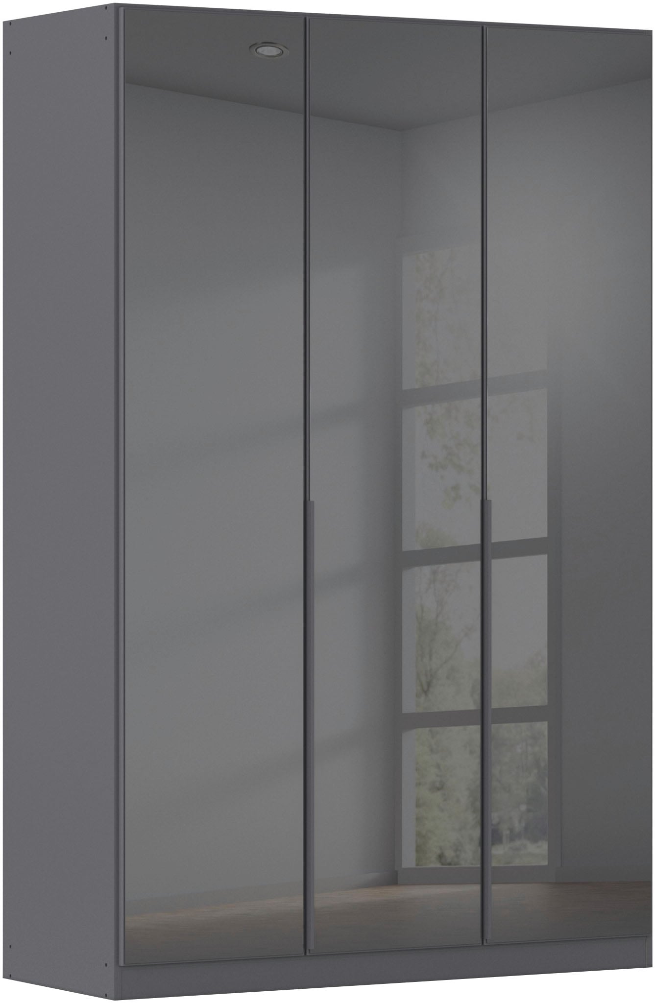 OTTO home Drehtürenschrank "Kleiderschrank Kleiderschränke Schrank Garderobe AGORDO mit Glasfront" in zwei Griff-Farben, Breiten 91-405 cm, durchdachte Innenausstattung, in 8 Breiten und 2 Höhen MADE IN GERMANY