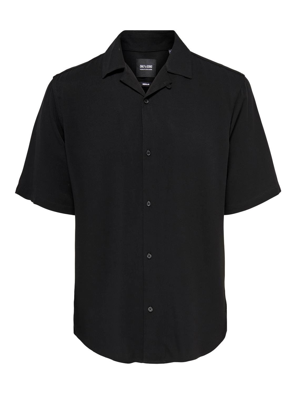 ONLY & SONS Kurzarmhemd »ONSDASH LIFE REG VISC RES SS SHIRT«