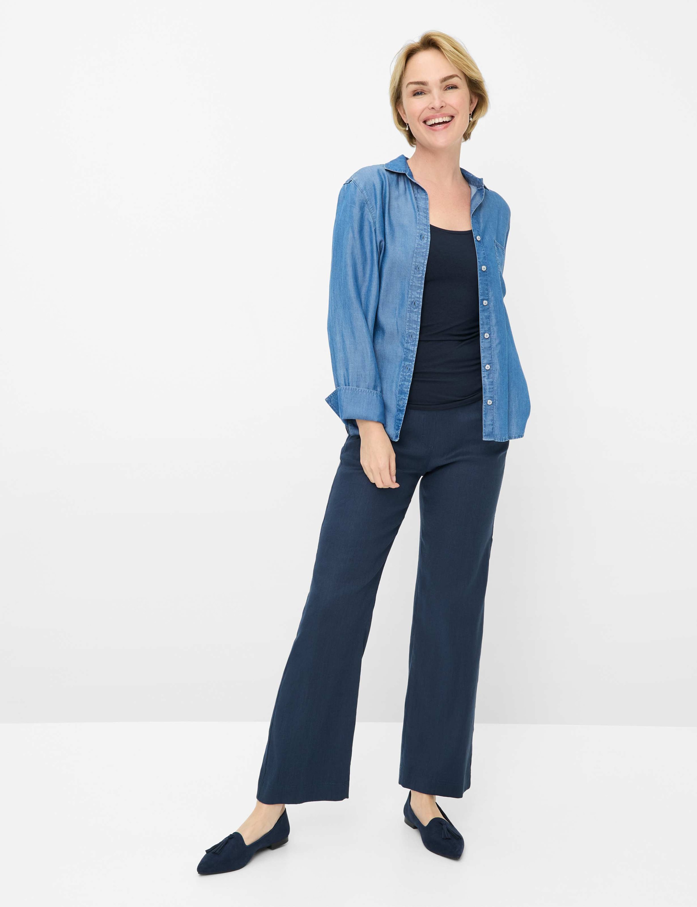 RAPHAELA by BRAX Leinenhose »Style PAM FLARED«