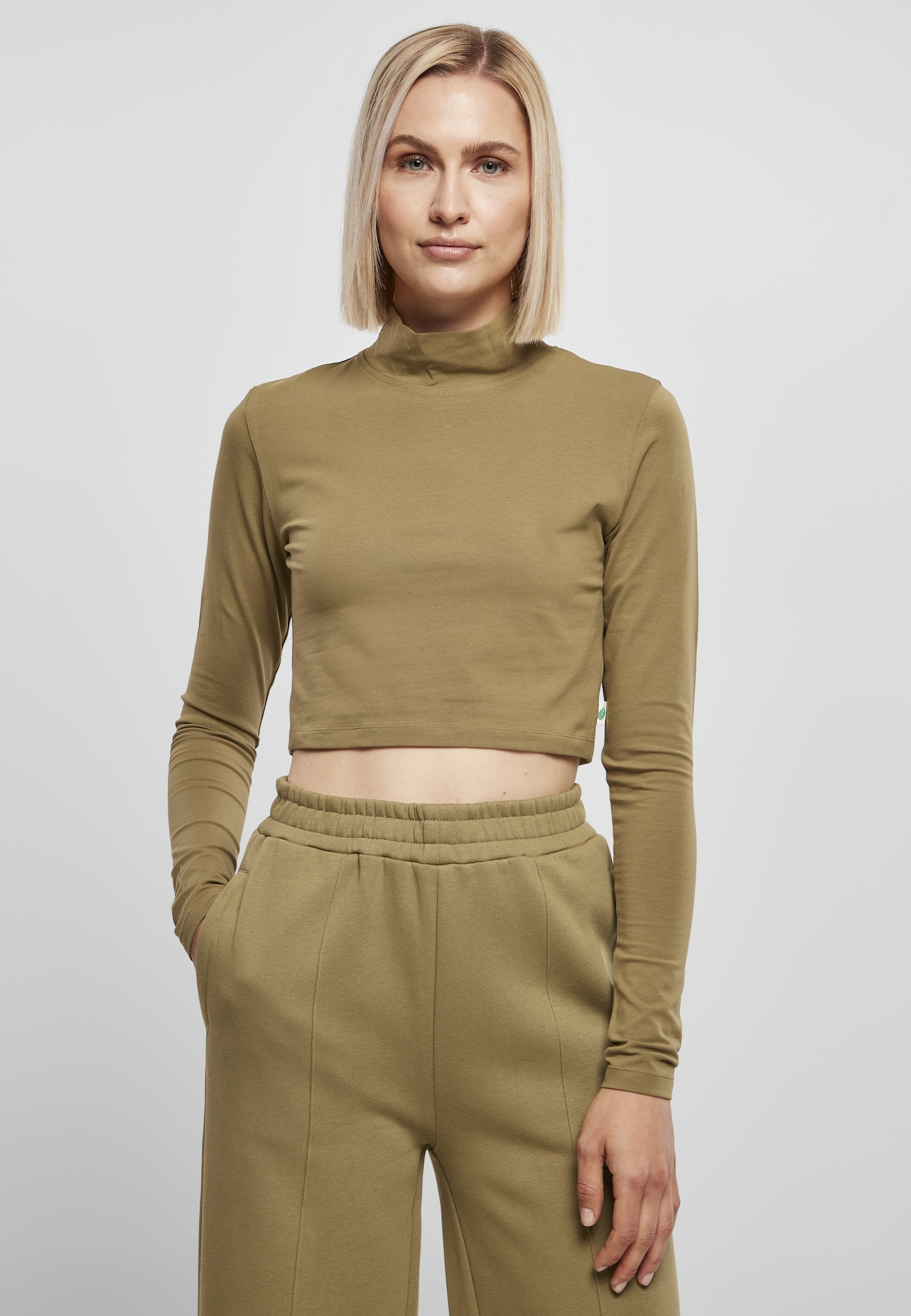 Organic kaufen Cropped (1 für Ladies | BAUR Turtelneck tlg.) »Damen Longsleeve«, CLASSICS Langarmshirt URBAN