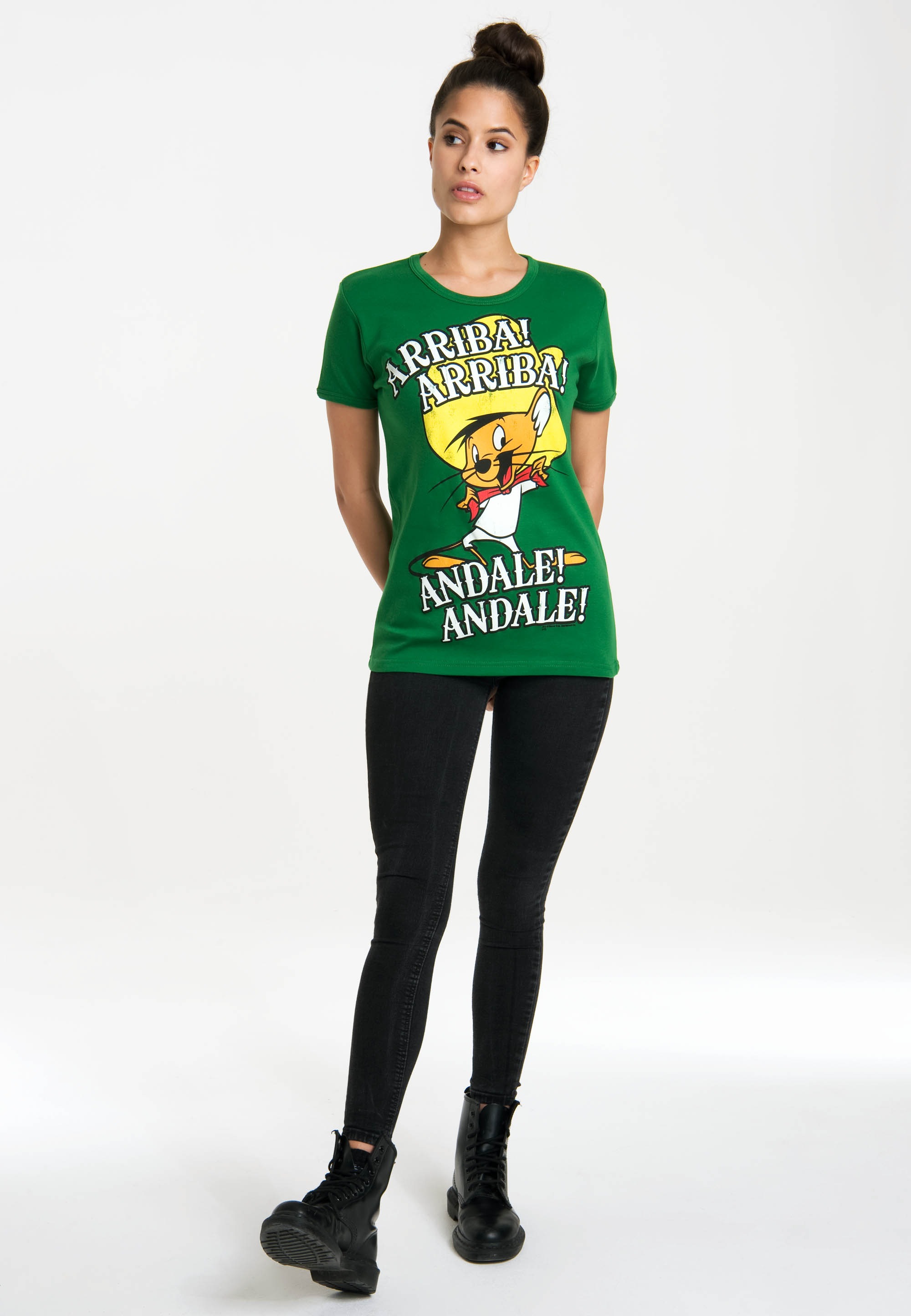 LOGOSHIRT T-Shirt »Looney Tunes – Arriba! Andale!«, mit lizenzierten Originaldesign