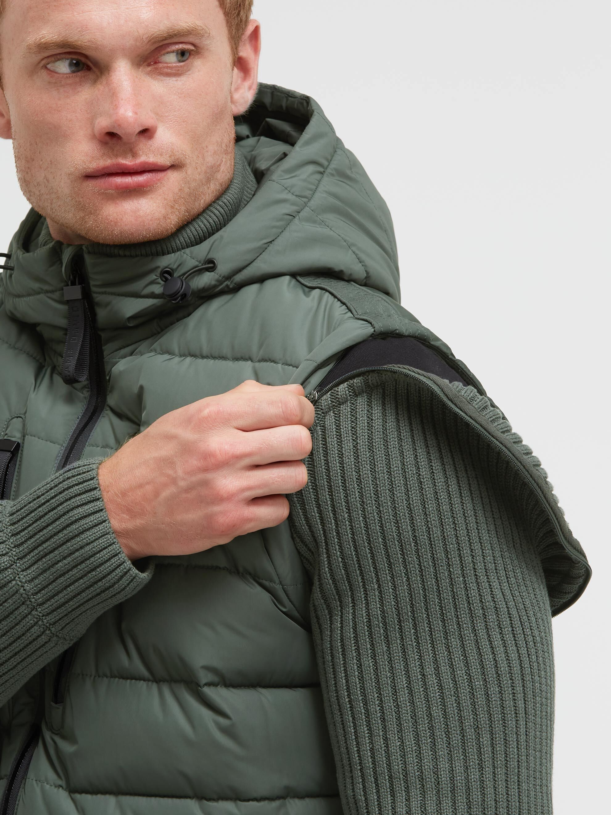 CAMP DAVID Winterjacke mit Kapuze mit Brusttaschen