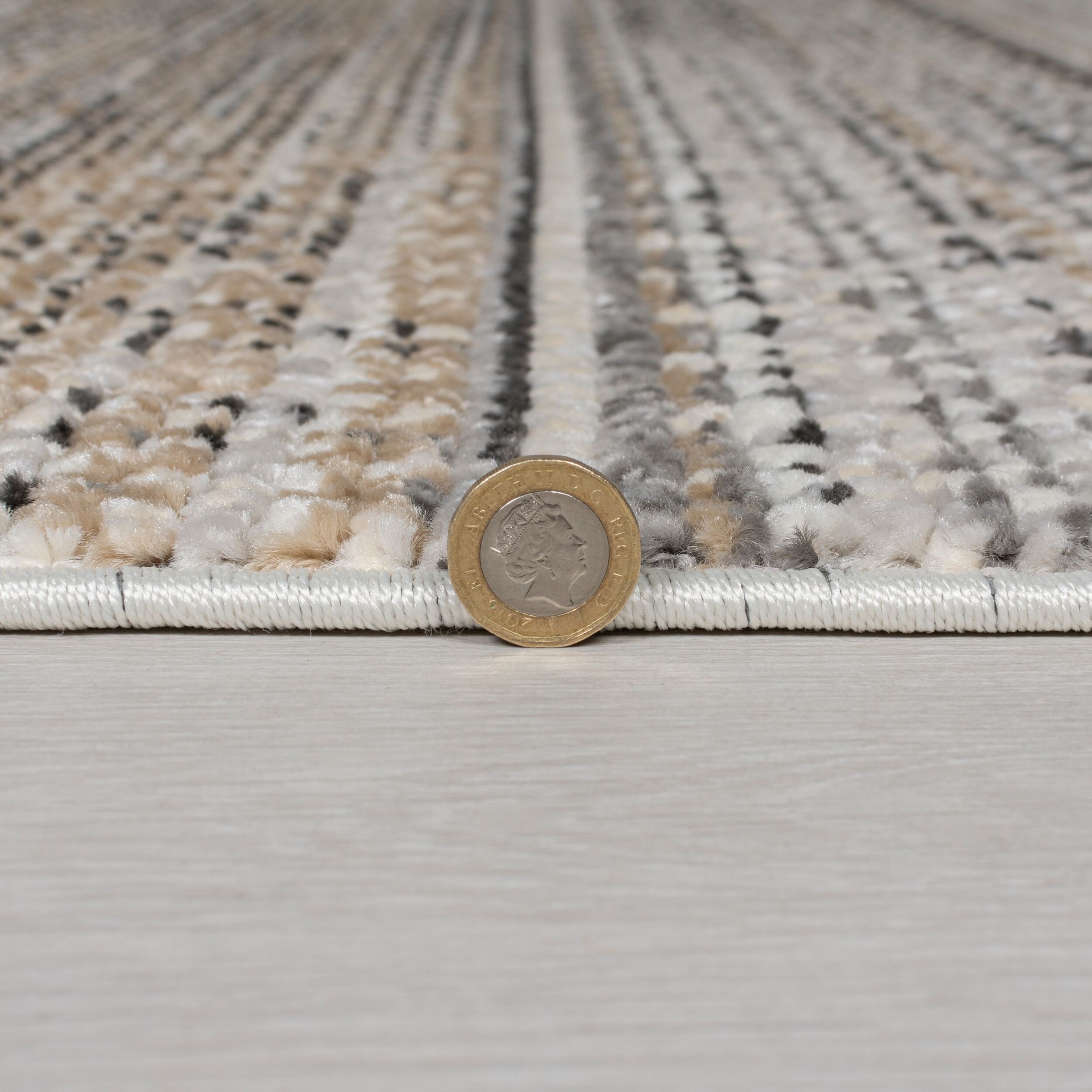 Teppich FLAIR RUGS "Camino", beige (natur), B:80cm H:8mm L:140cm, Kunstfaser, Teppiche, Teppich, Flachgewebe, Skandi, Esszimmer, Wohnzimmer, Flur 3