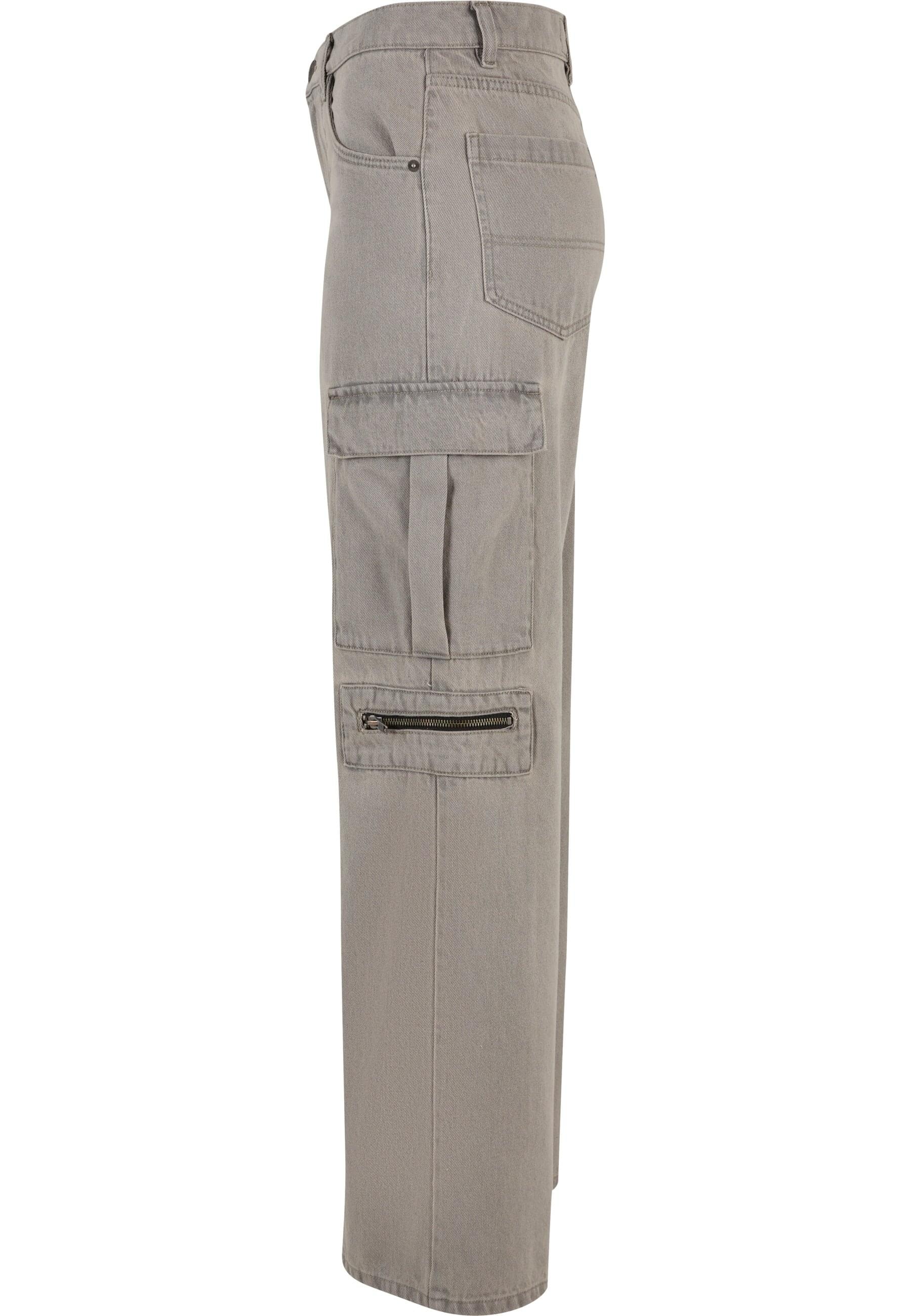 URBAN CLASSICS Cargohose »Urban Classics Ladies Loose Utility Denim Pants«, (1 tlg.)