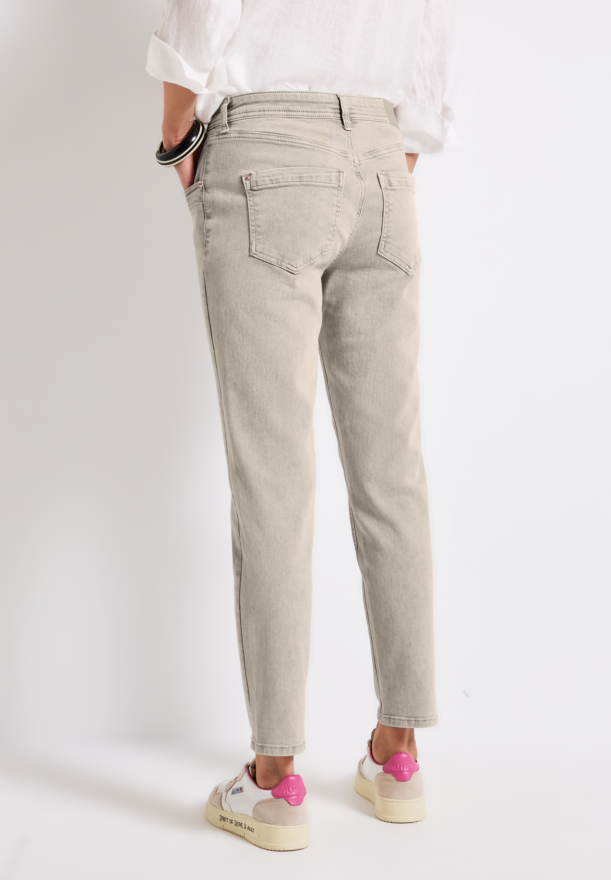 STREET ONE Loose-fit-Jeans, Middle Waist günstig online kaufen
