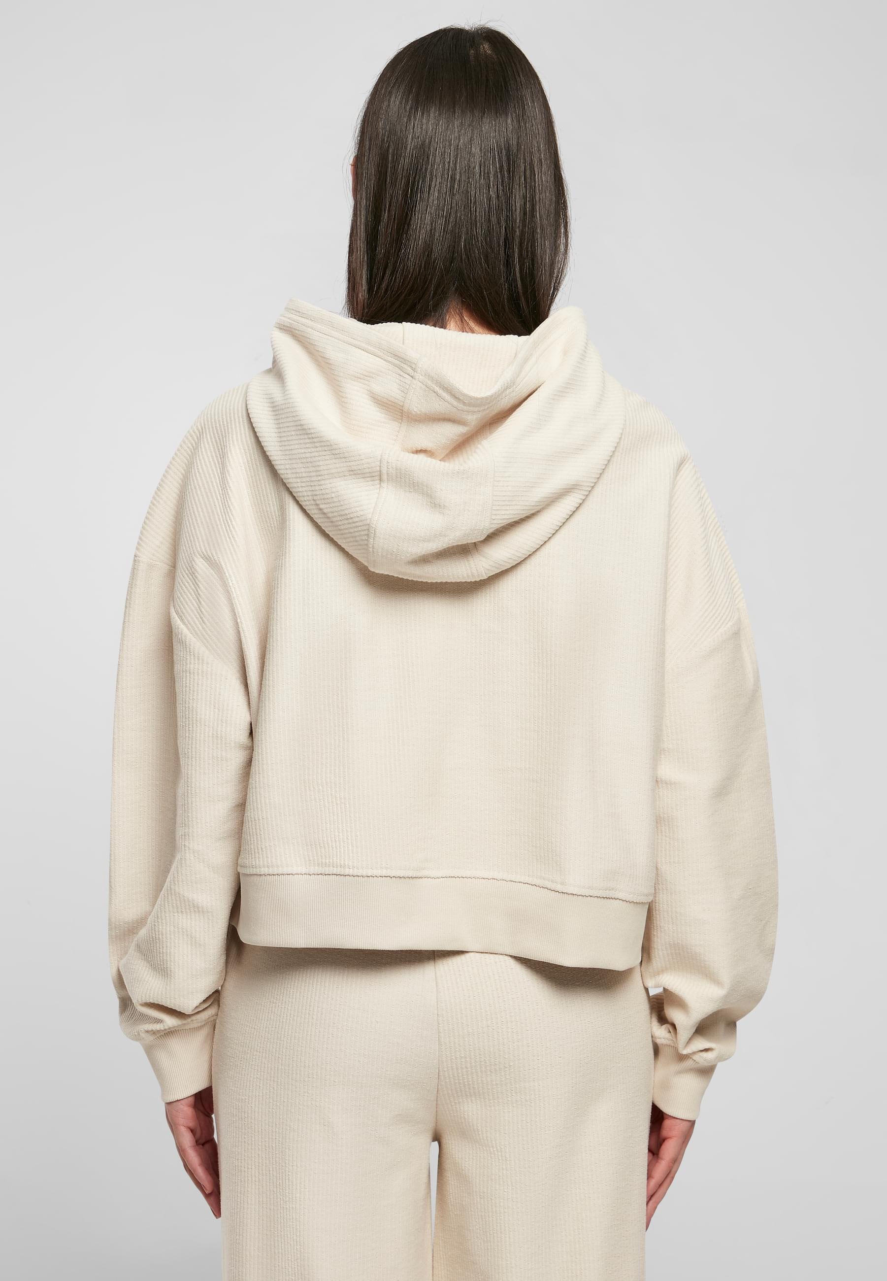 URBAN CLASSICS Kapuzenpullover »Urban Classics Damen Ladies Oversized Short Rib Hoody«, (1 tlg.)