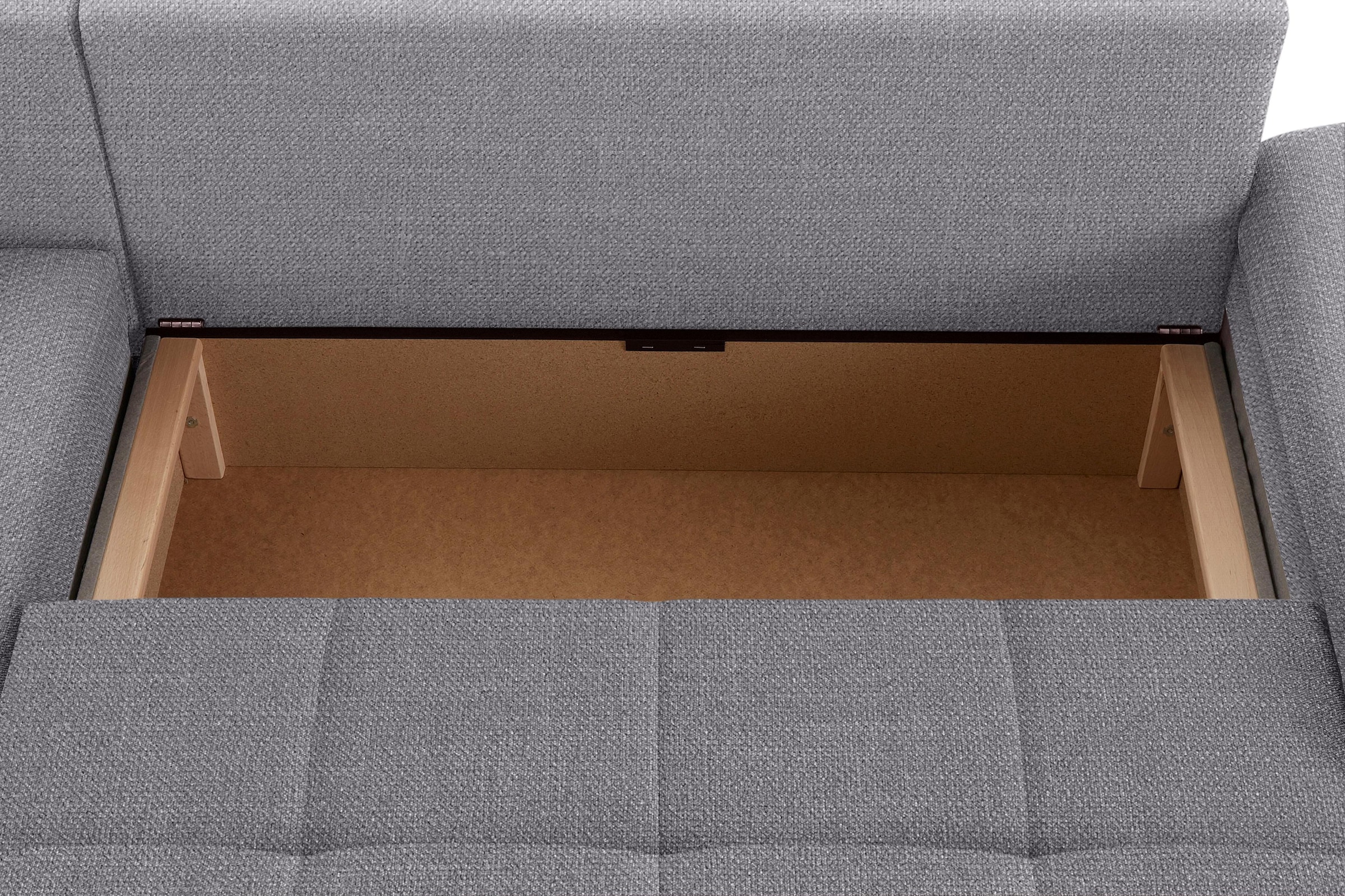 sit&more Ecksofa »Labene L-Form«, wahlweise mit Bettfunktion und Bettkasten, auch als XXL-Variante