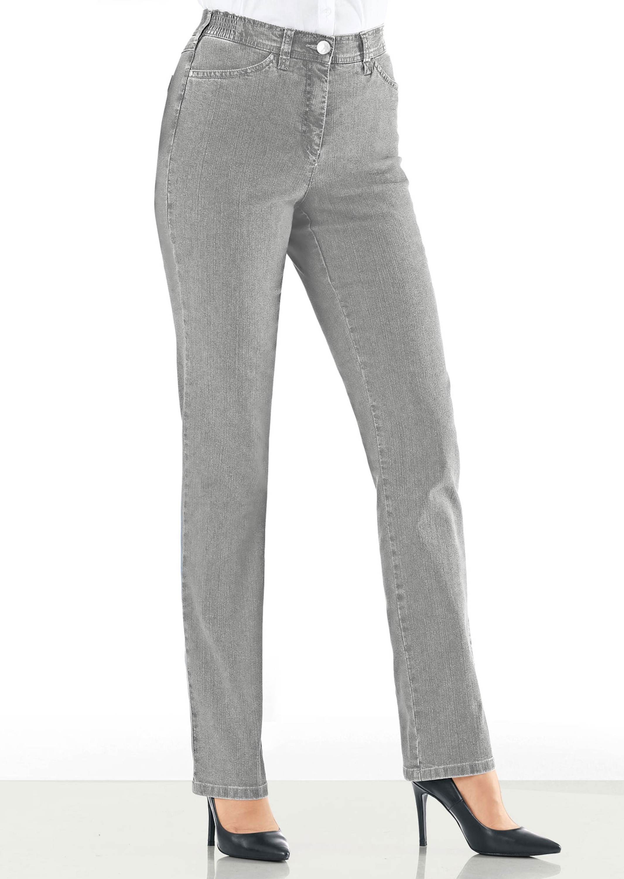 Thumbnail - GOLDNER Regular-fit-Jeans "Kurzgröße Klassische Jeanshose ANNA"