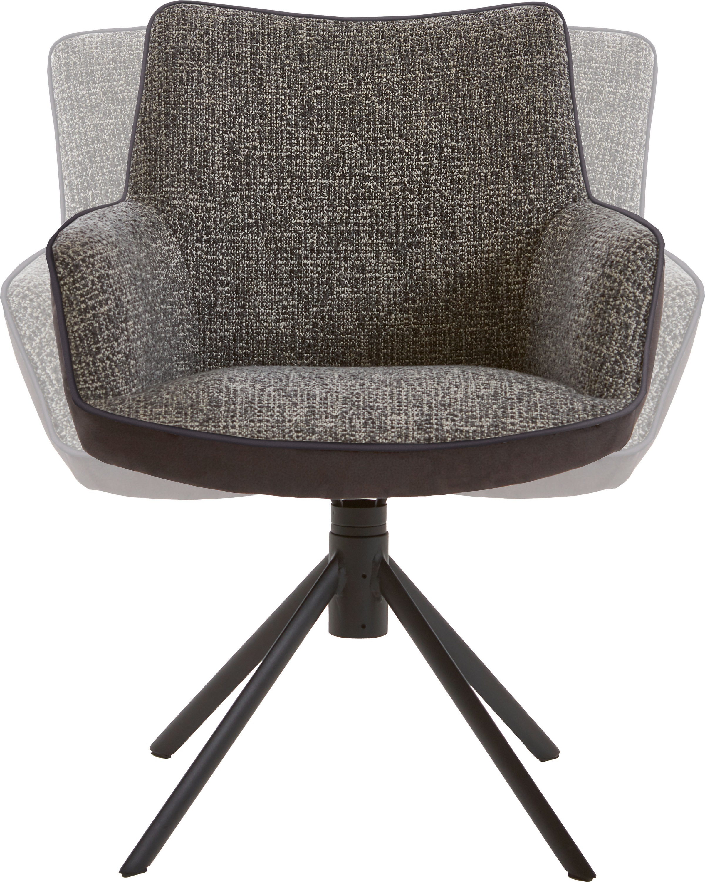 NIEHOFF SITZMÖBEL Esszimmerstuhl () 2er Set, Bezugskombination, Federkern, günstig online kaufen