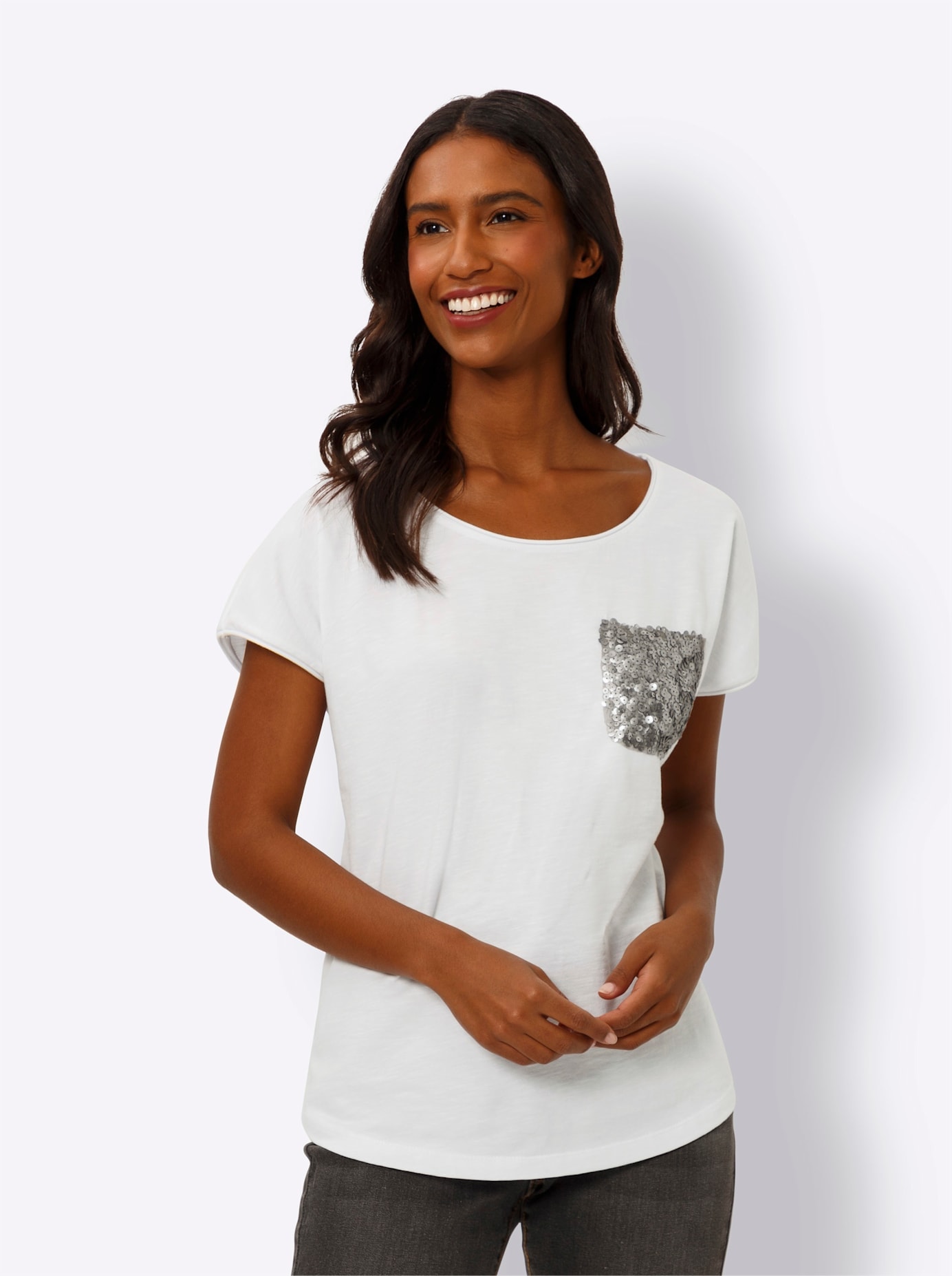 heine T-Shirt »Shirt«, (1 tlg.)