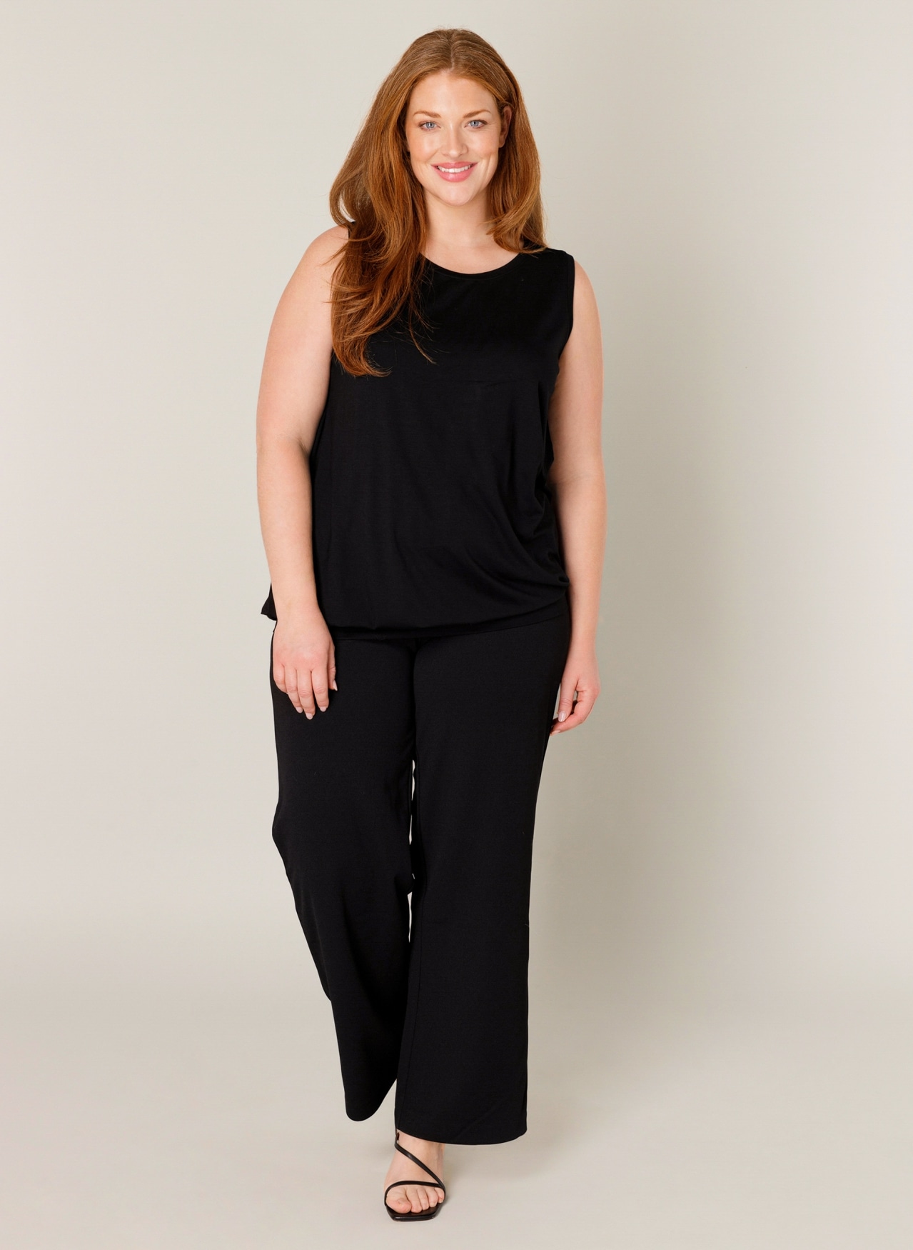 Base Level Curvy Longtop »Yasmina« Formgebendes Bündchen am Saum