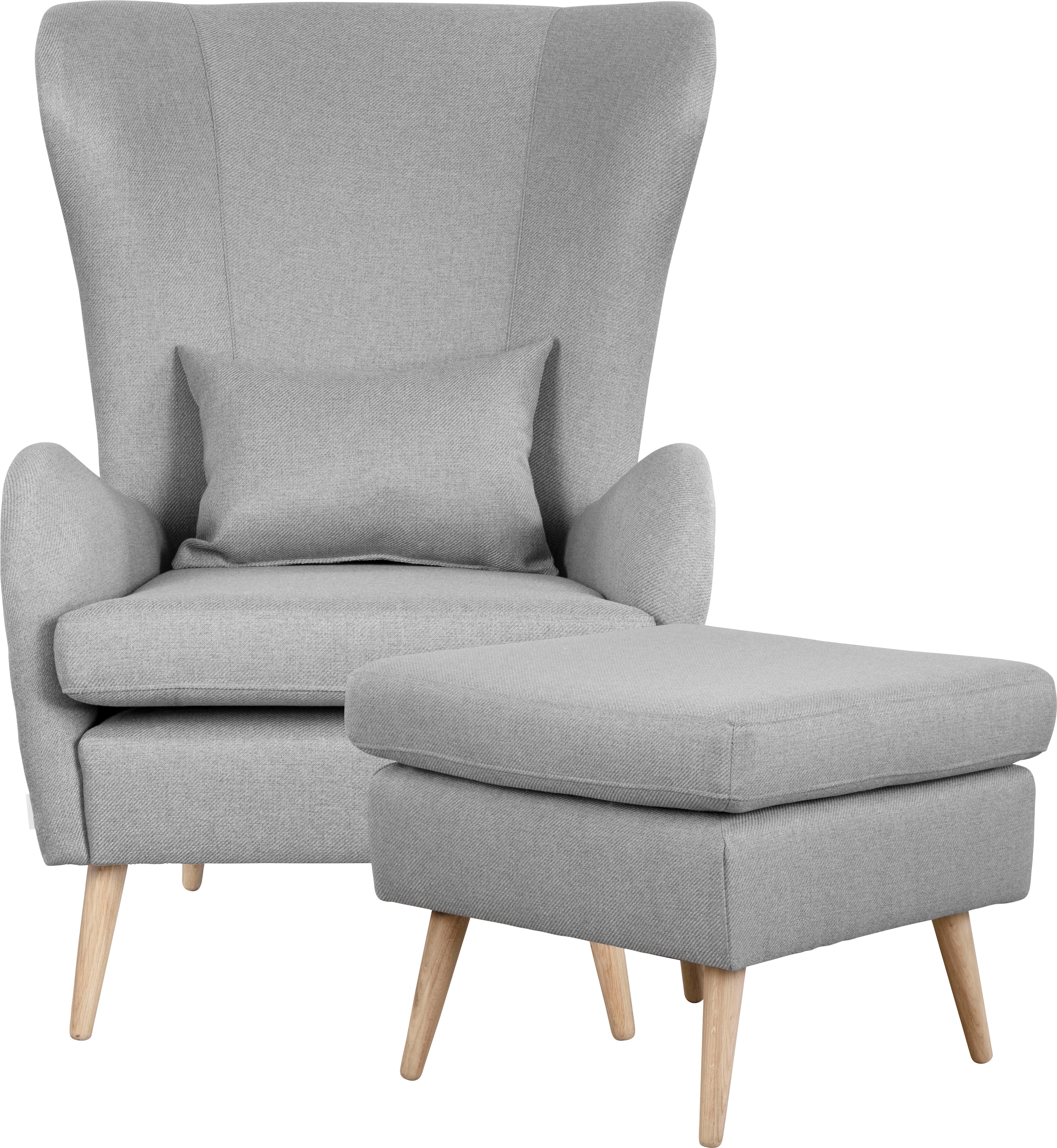 Home affaire Polstergarnitur "Charles" groß und gemütlich im moderner Optik günstig online kaufen