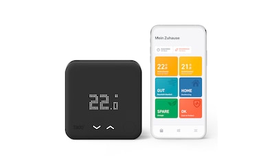 Tado Heizkörperthermostat »Starter Kit - Smartes Thermostat V3+ (Verkabelt) Black... kaufen