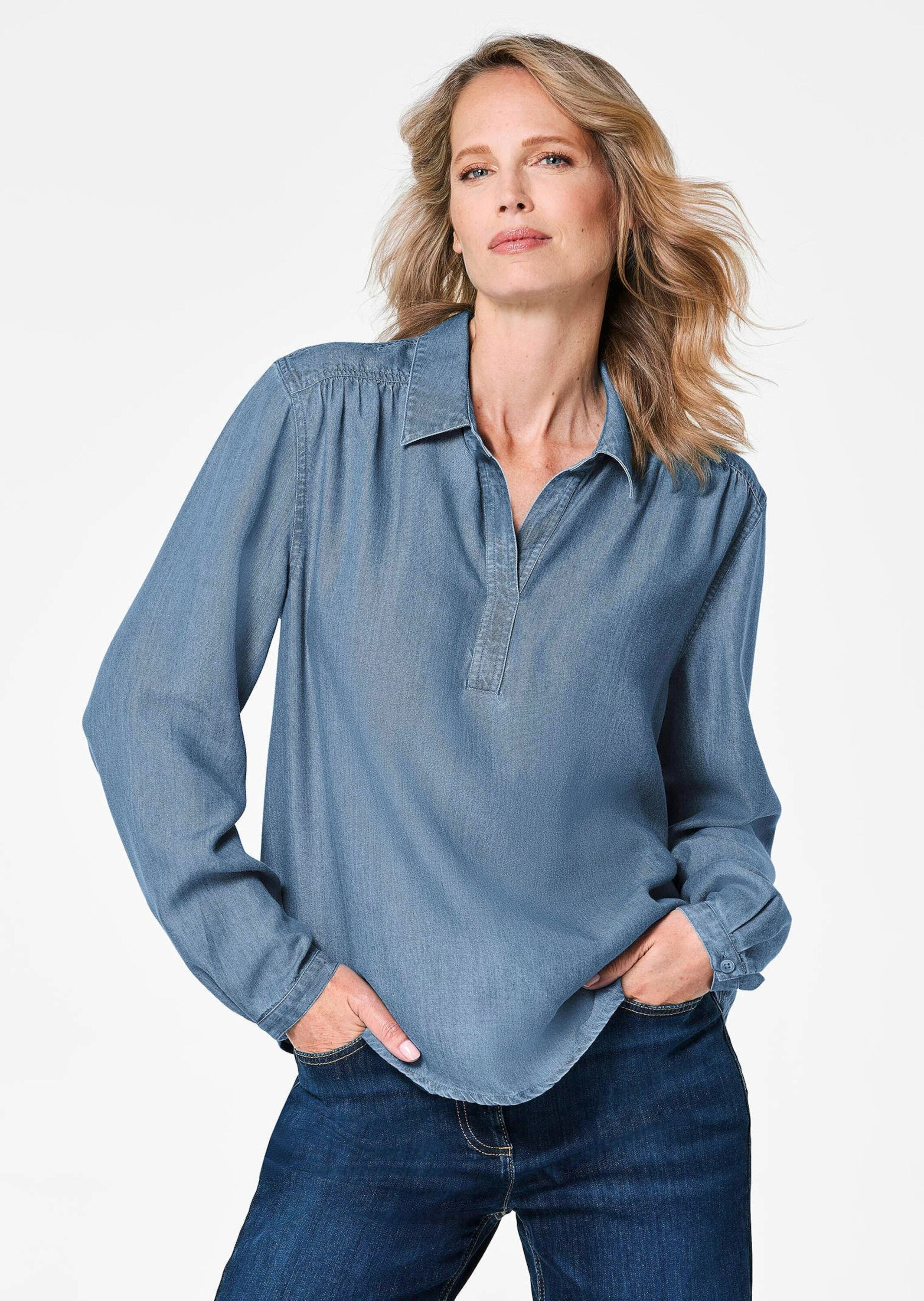 GOLDNER Klassische Bluse »Bluse«