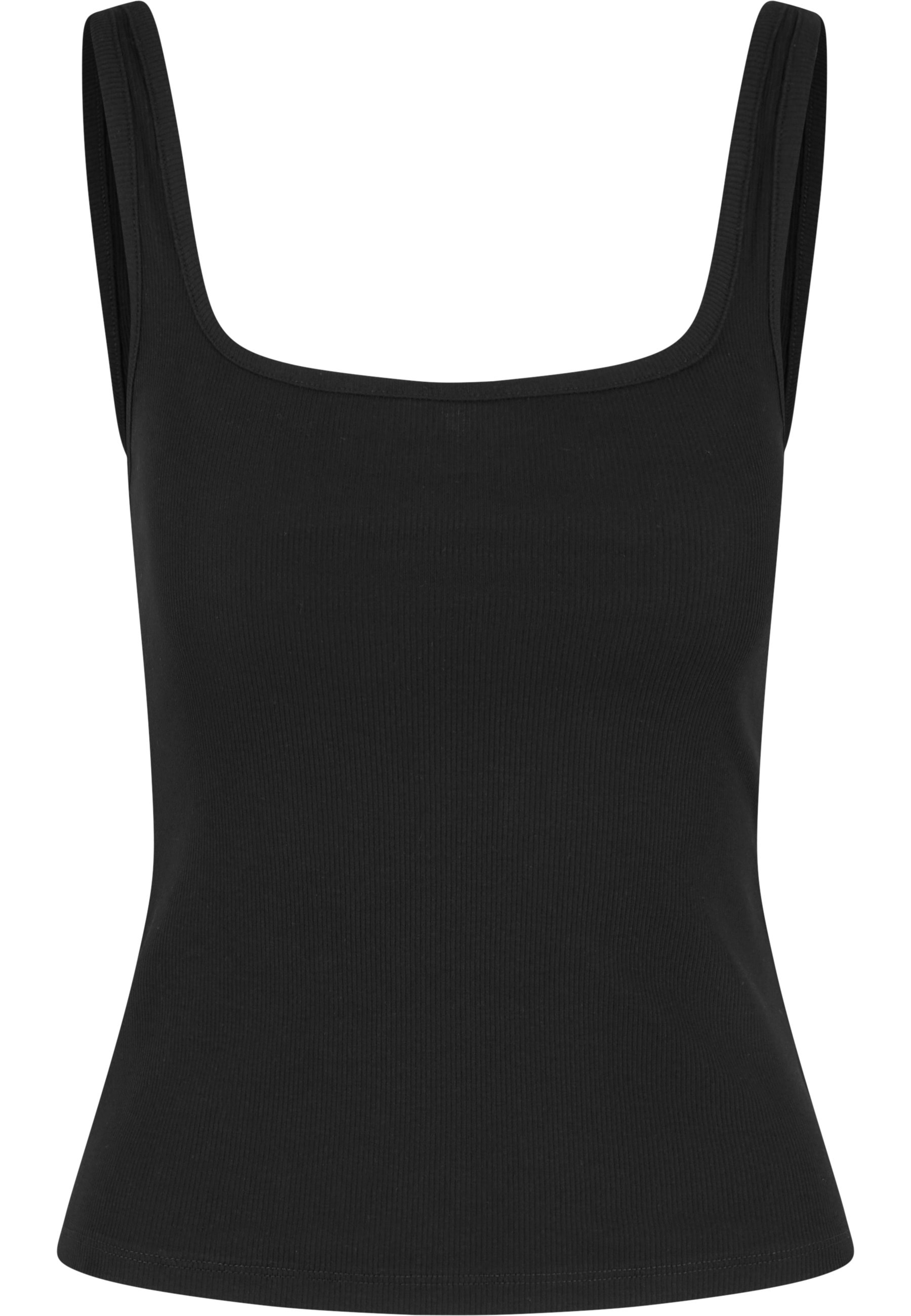 URBAN CLASSICS Muskelshirt »Urban Classics Ladies Wide Neck Rib Top 2-Pack« 1