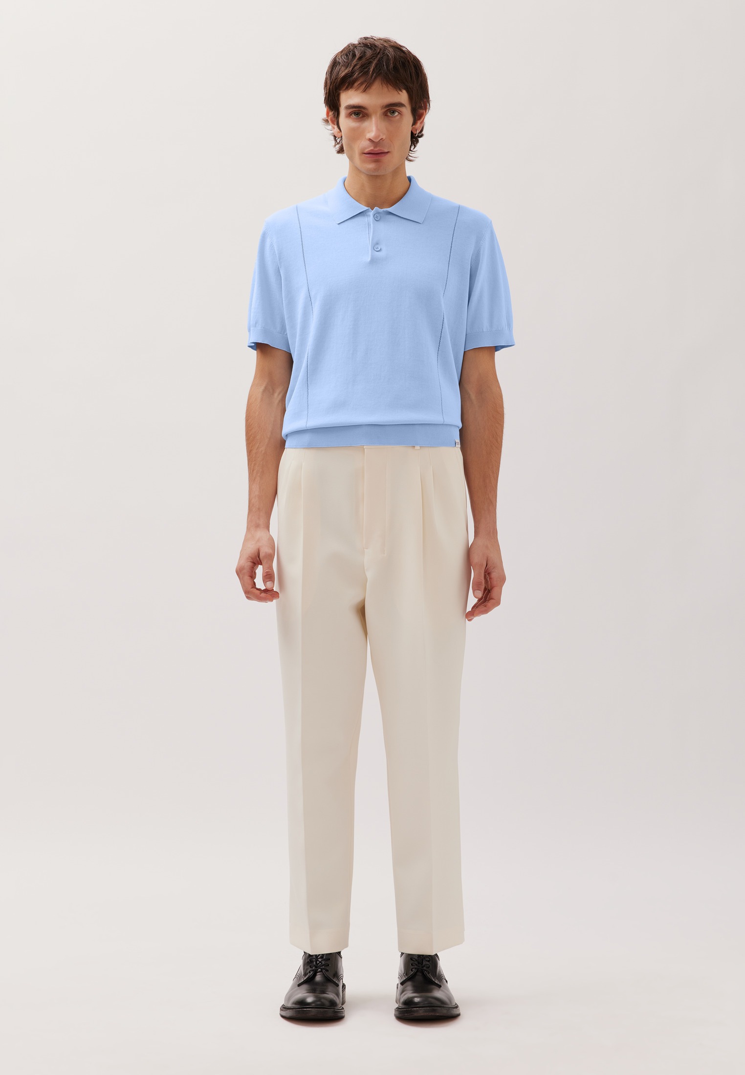 studio seidensticker Poloshirt Strick Polo Uni günstig online kaufen