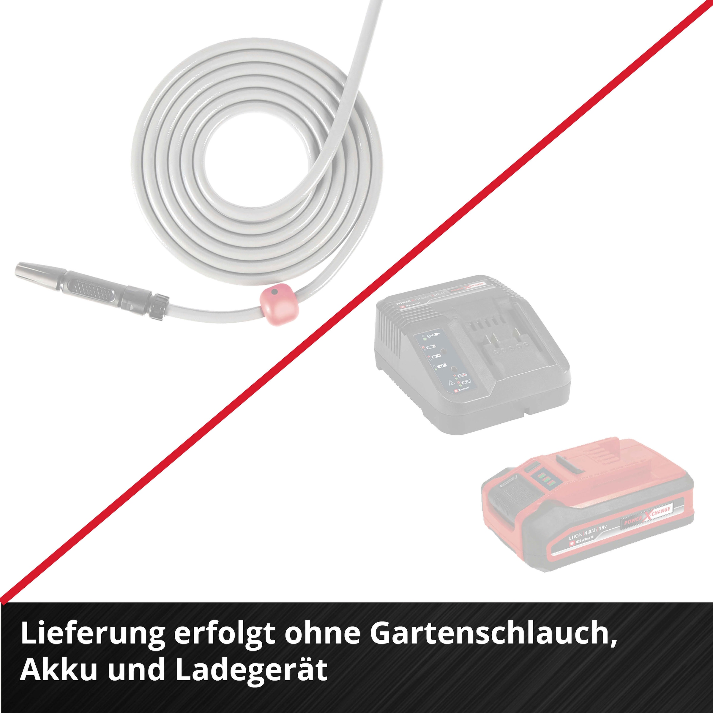 Einhell Schlauchtrommel »GE-HR 18/30 WH Li-Solo«, ohne Akku und Ladegerät