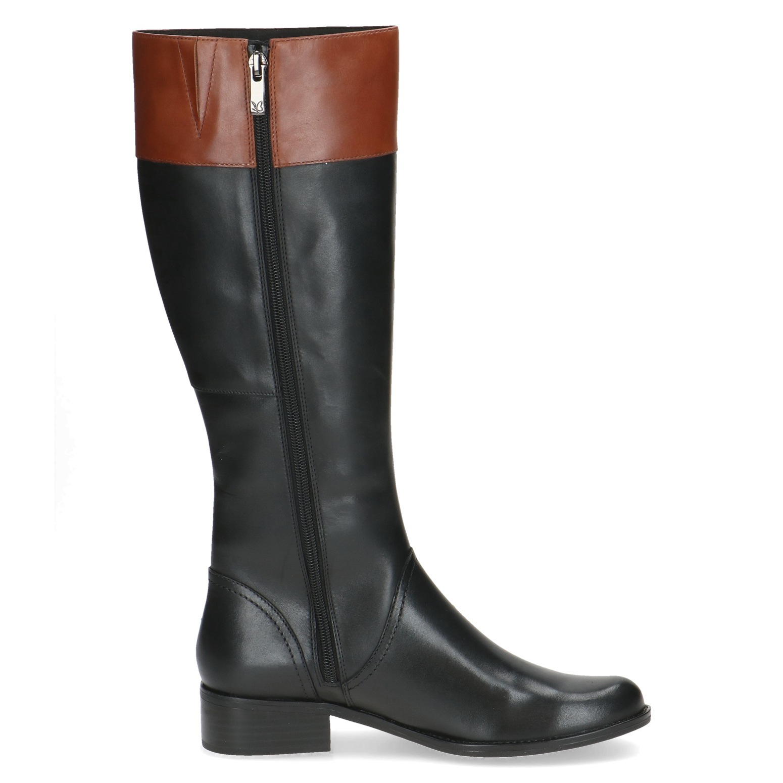 Caprice Stiefel, Blockabsatz, Langschaft-Stiefel in Reiteroptik