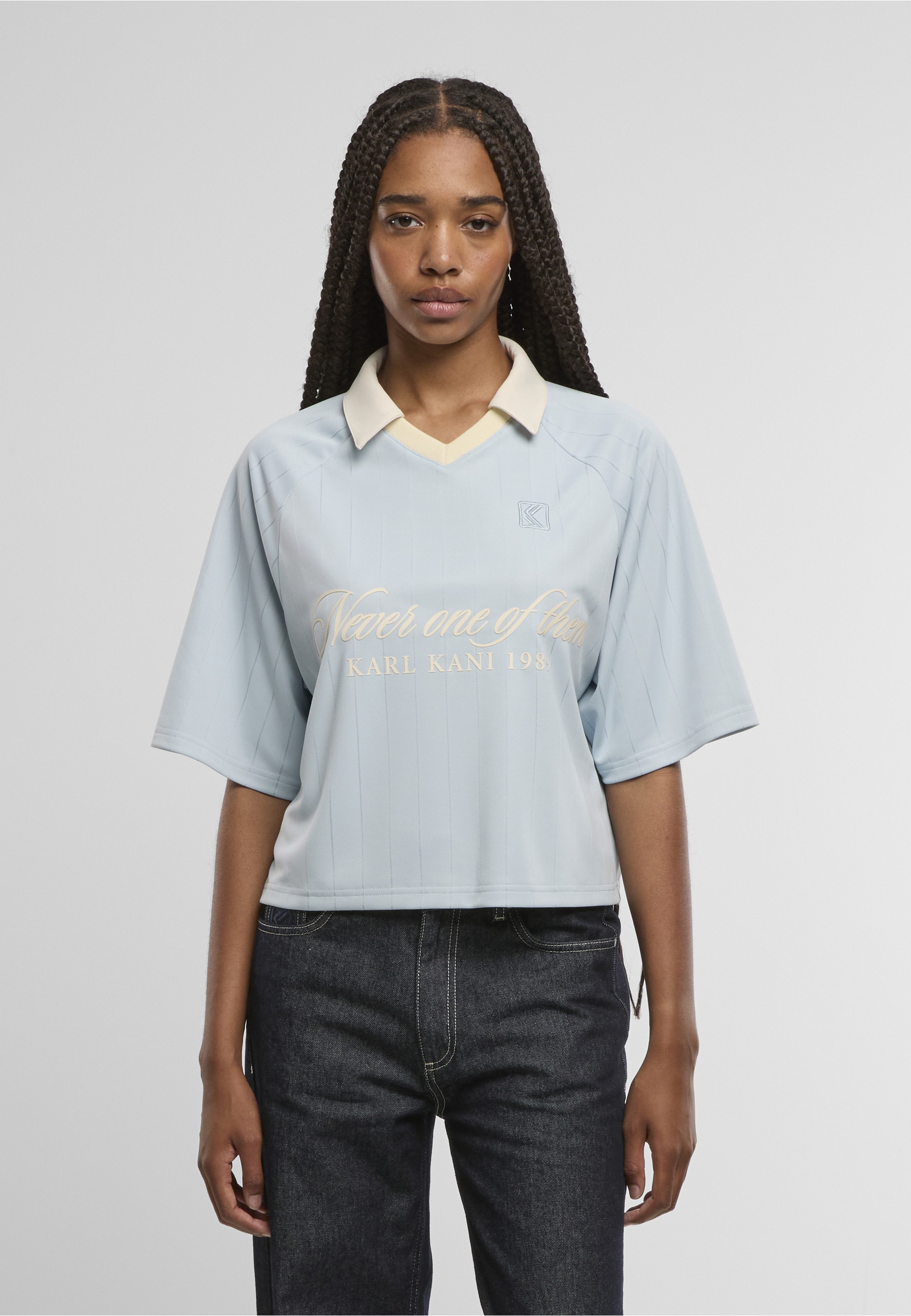 Karl Kani T-Shirt »Karl Kani OG Shadow Pinstripe Soccer Jersey« 1