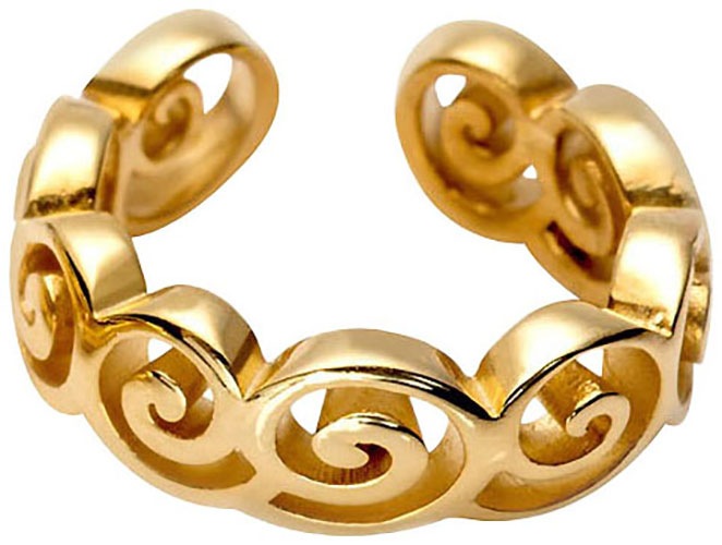 Firetti Ohrklemme »Schmuck Geschenk Gold 333 Ohrschmuck Ohrring Ear Cuff Schnecken«, Made in Germany