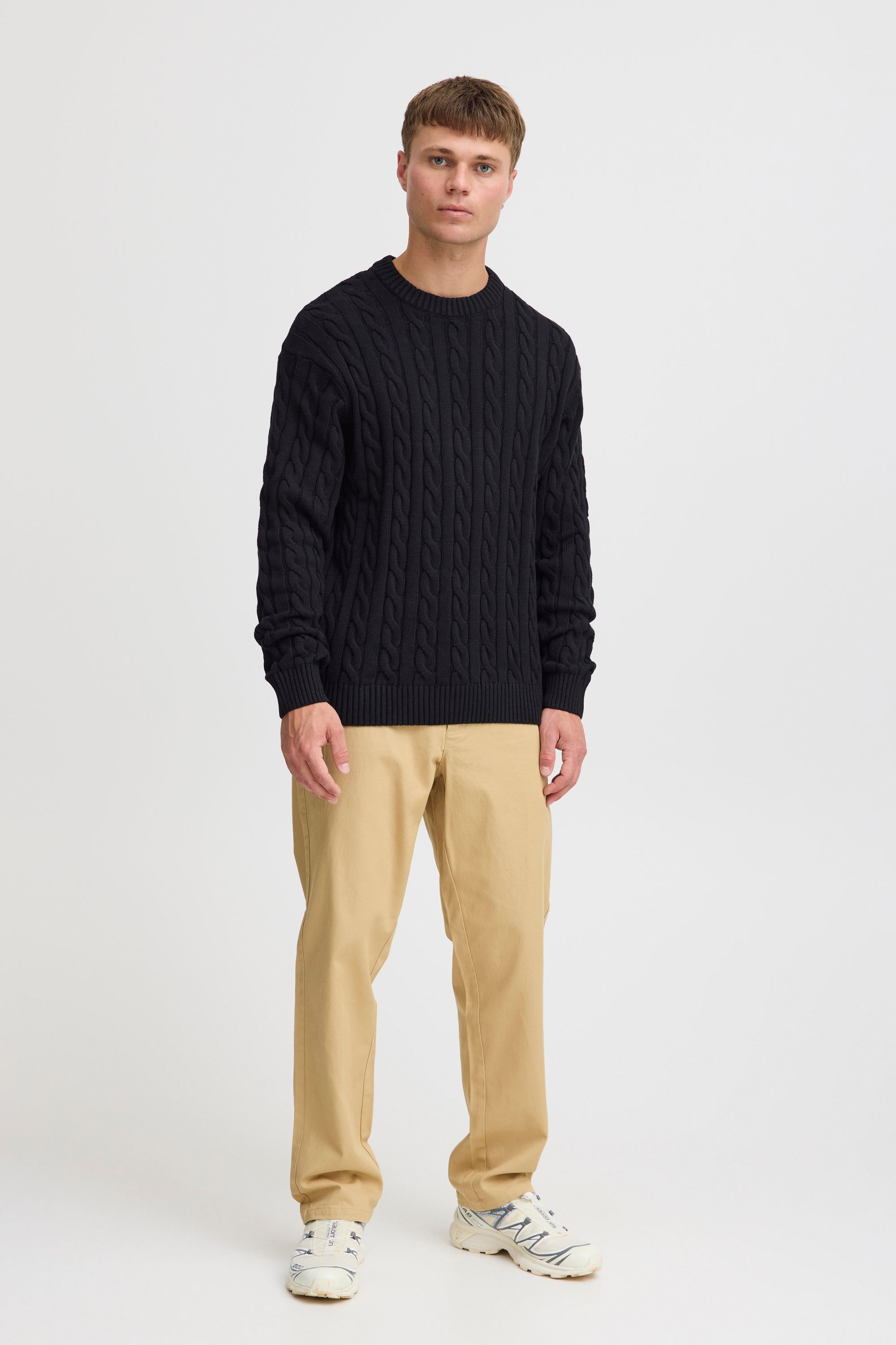 !Solid Strickfleece-Pullover »Strickpullover SDMALCOLM«
