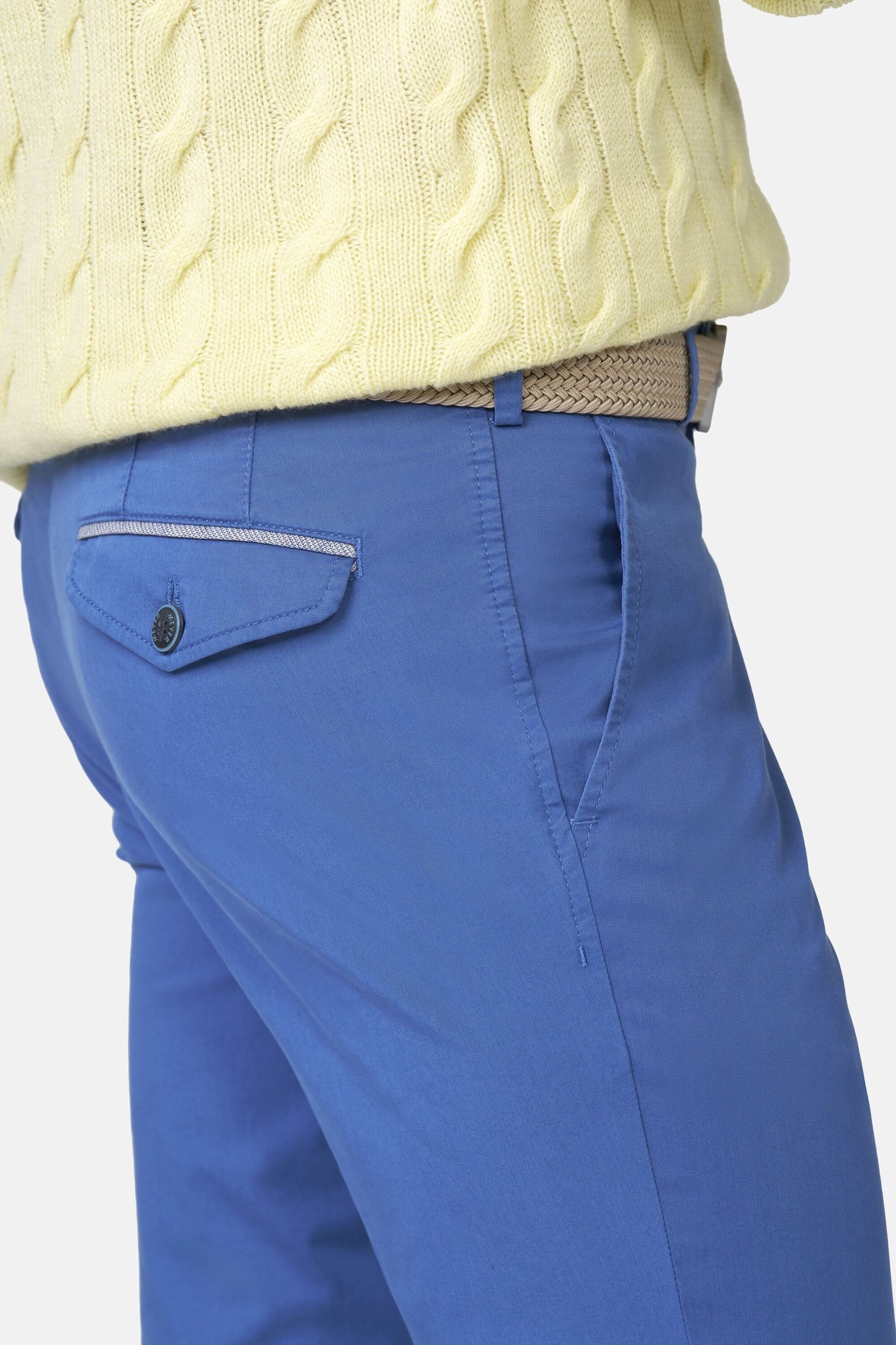 MEYER Chinos »Paris 1-5073«  mit buntem Innenfutter
