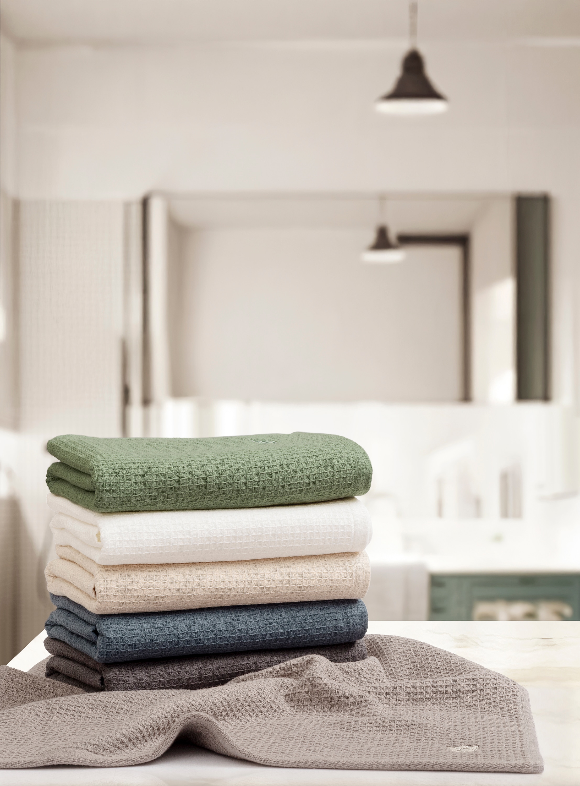 Thumbnail - ROSS Handtücher "Waffelpique" 100% Baumwolle