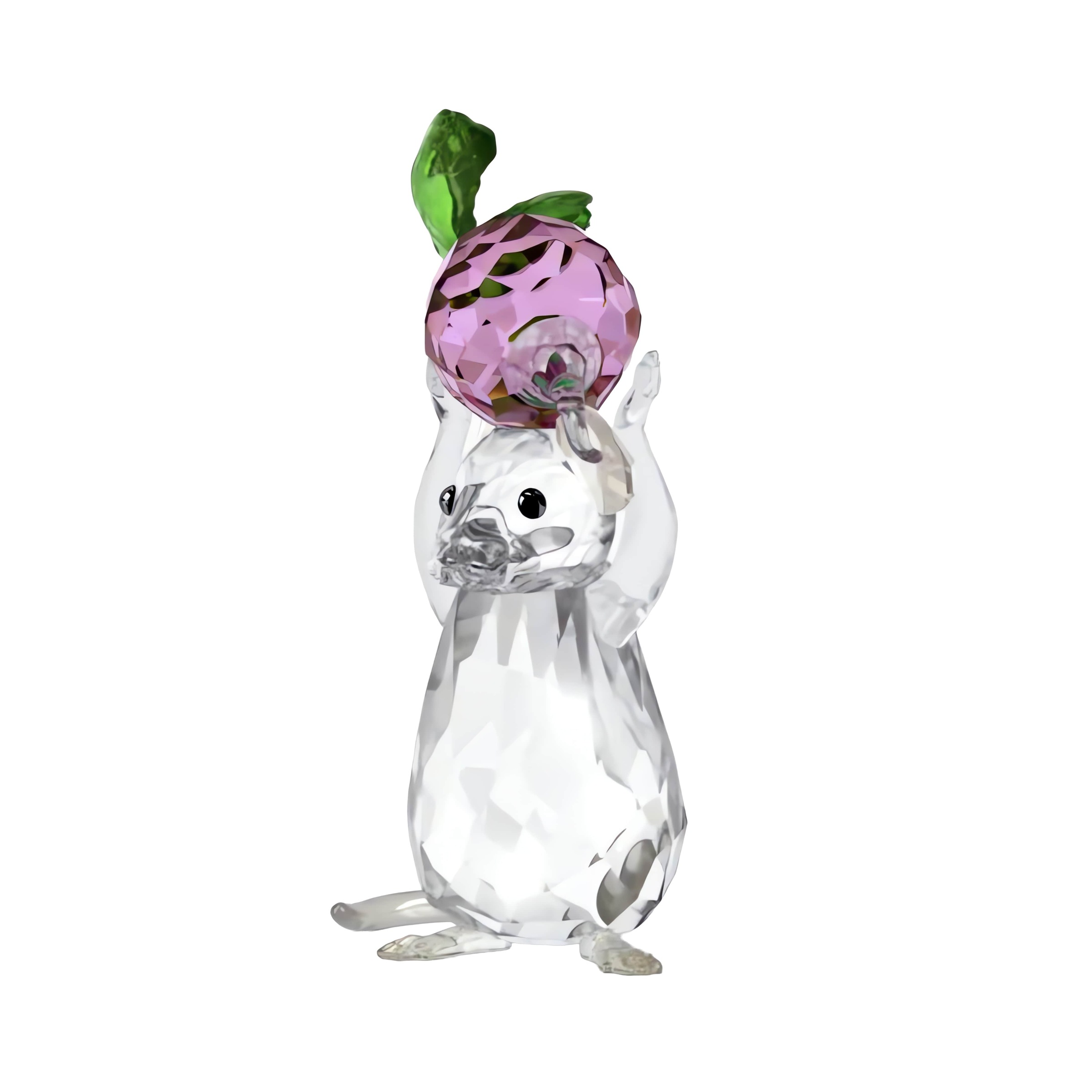Swarovski Dekofigur »Kristallfigur Sammelfigur IDYLLIA Maus und Radieschen« Swarovski® Kristall