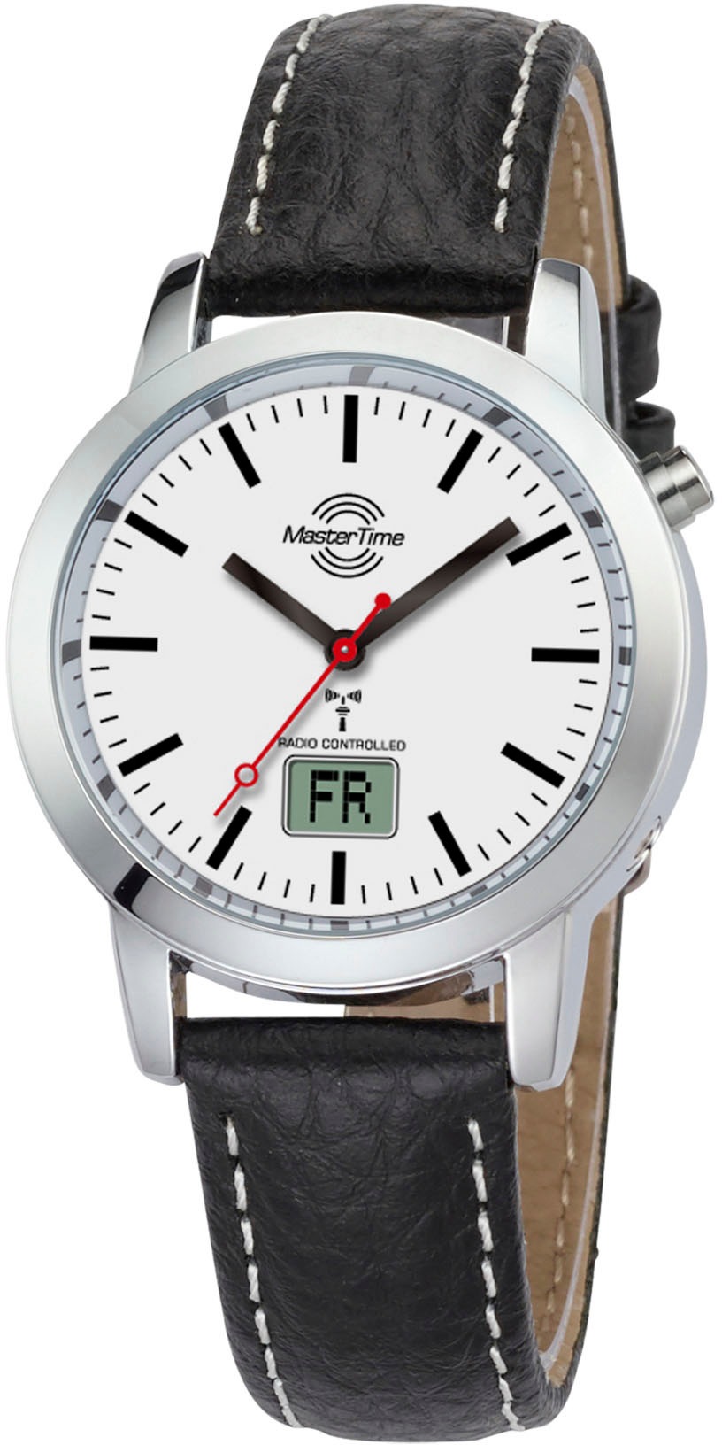 MASTER TIME Funkuhr »Basic, MTLA-10593-21L«, Armbanduhr, Quarzuhr, Damenuhr, Datum