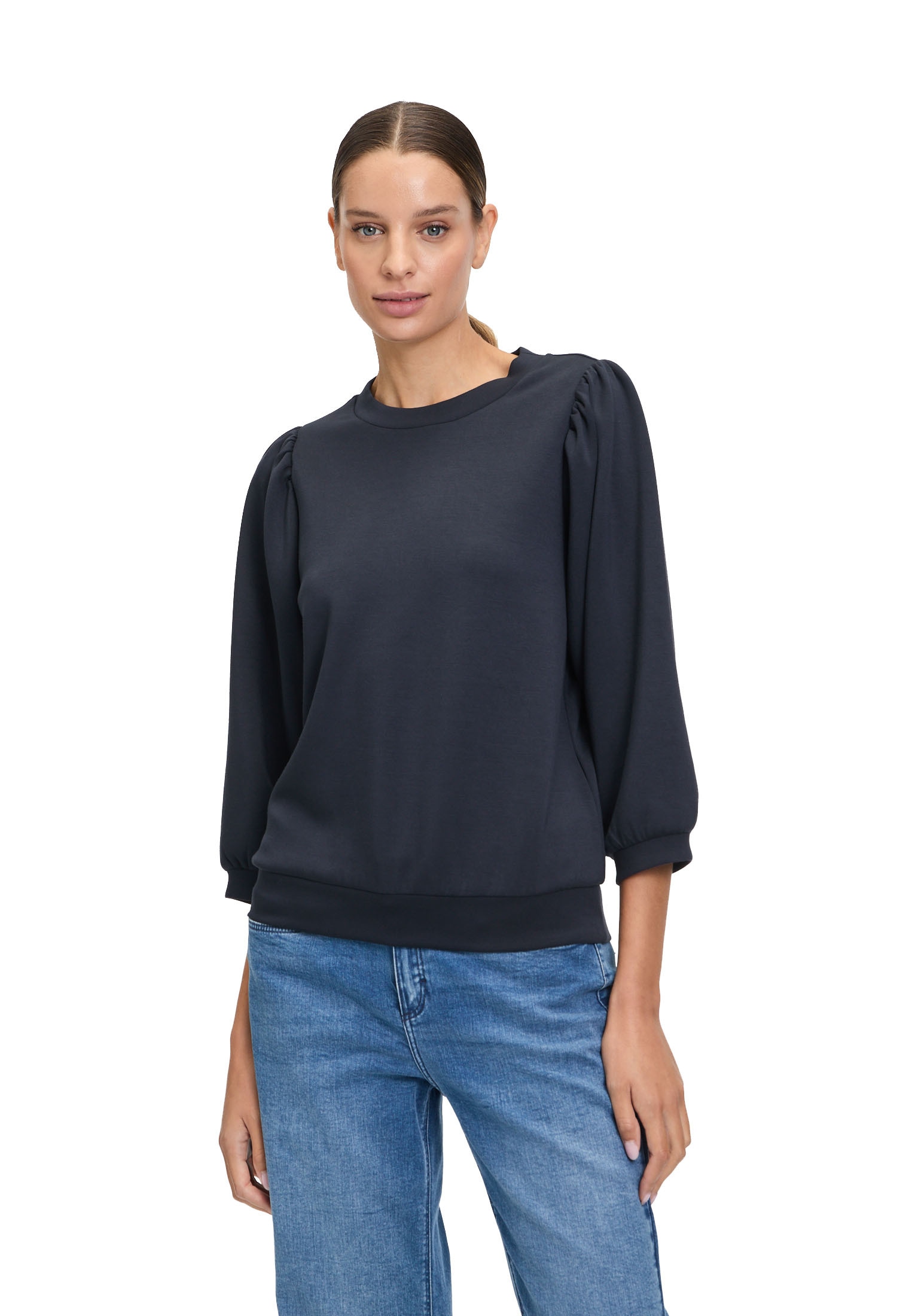 Cartoon Sweatshirt "Cartoon Damen Sweatshirt mit Stehkragen", Material günstig online kaufen