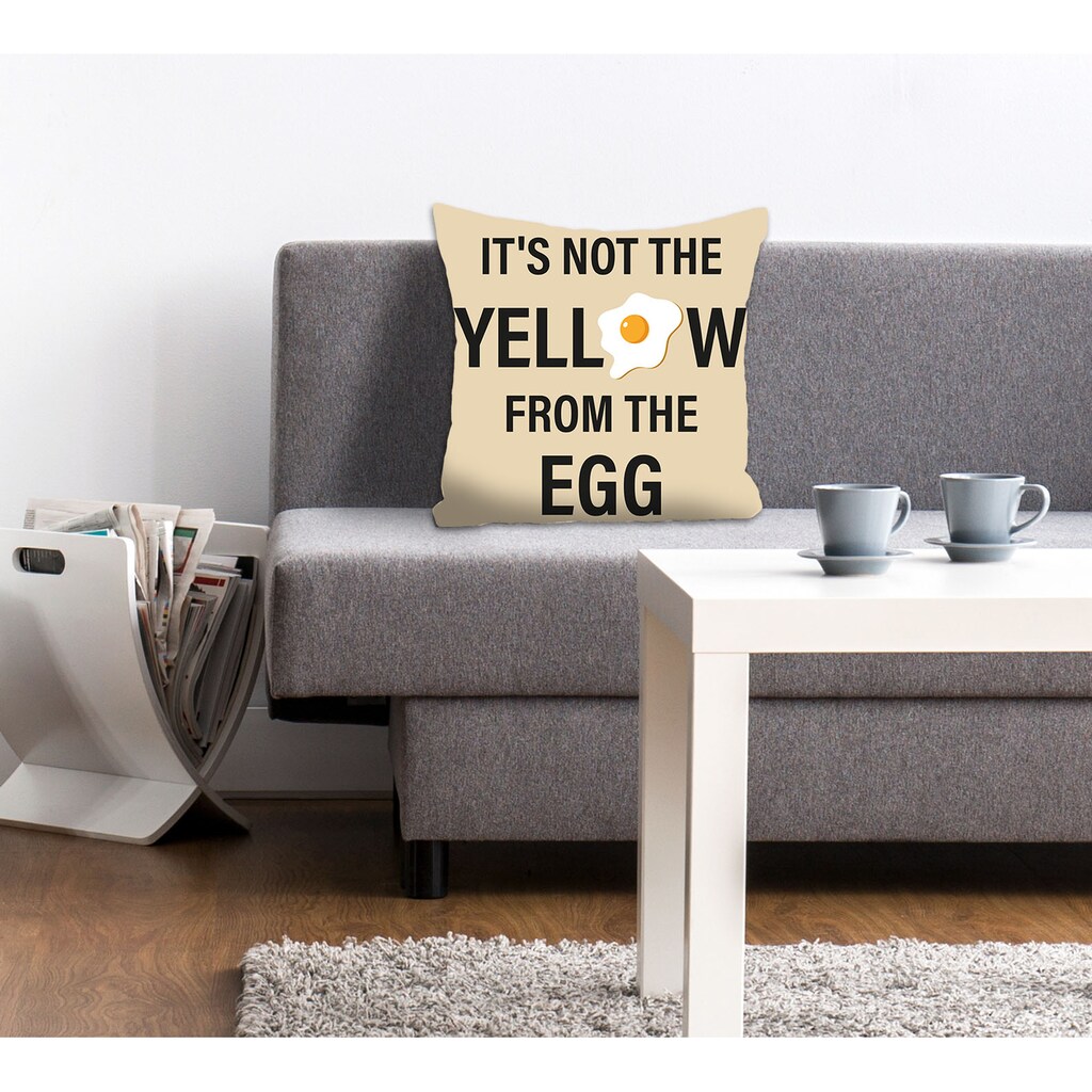 queence Dekokissen »IT'S NOT THE YELLOW FROM THE EGG 2.0«