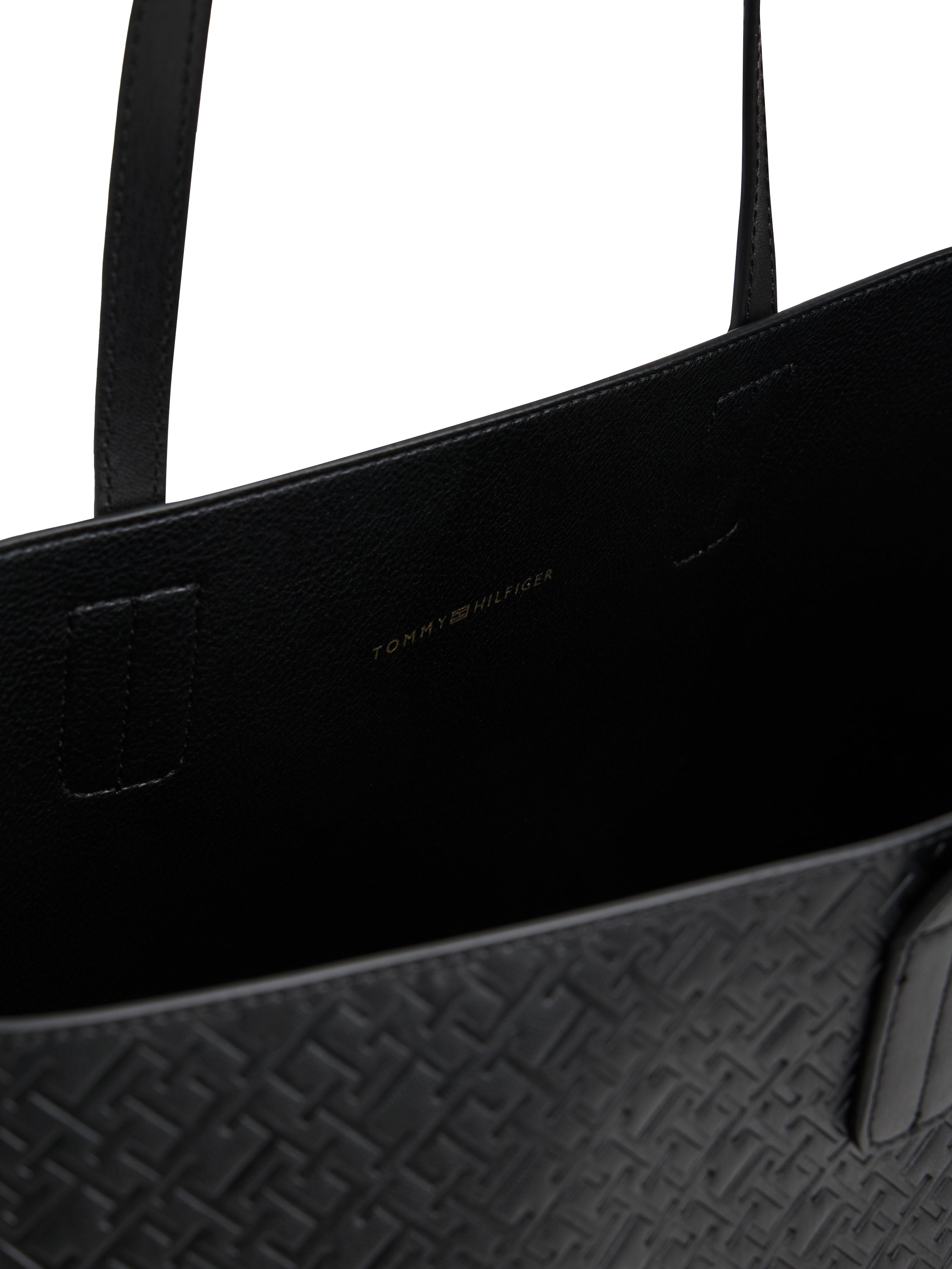 Tommy Hilfiger Tragetasche »TH ICON TOTE MONO«, Damen Schultertasche, Shopper mit geprägten Logoinitialen