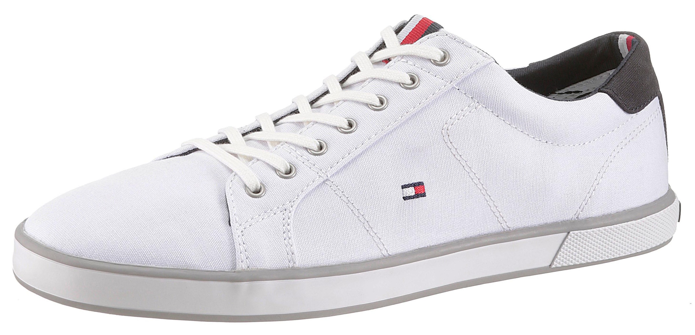 Tommy Hilfiger Sneaker »H2285ARLOW 1D«, mit seitlichem Logoflag, Freizeitschuh, Halbschuh, Schnürschuh
