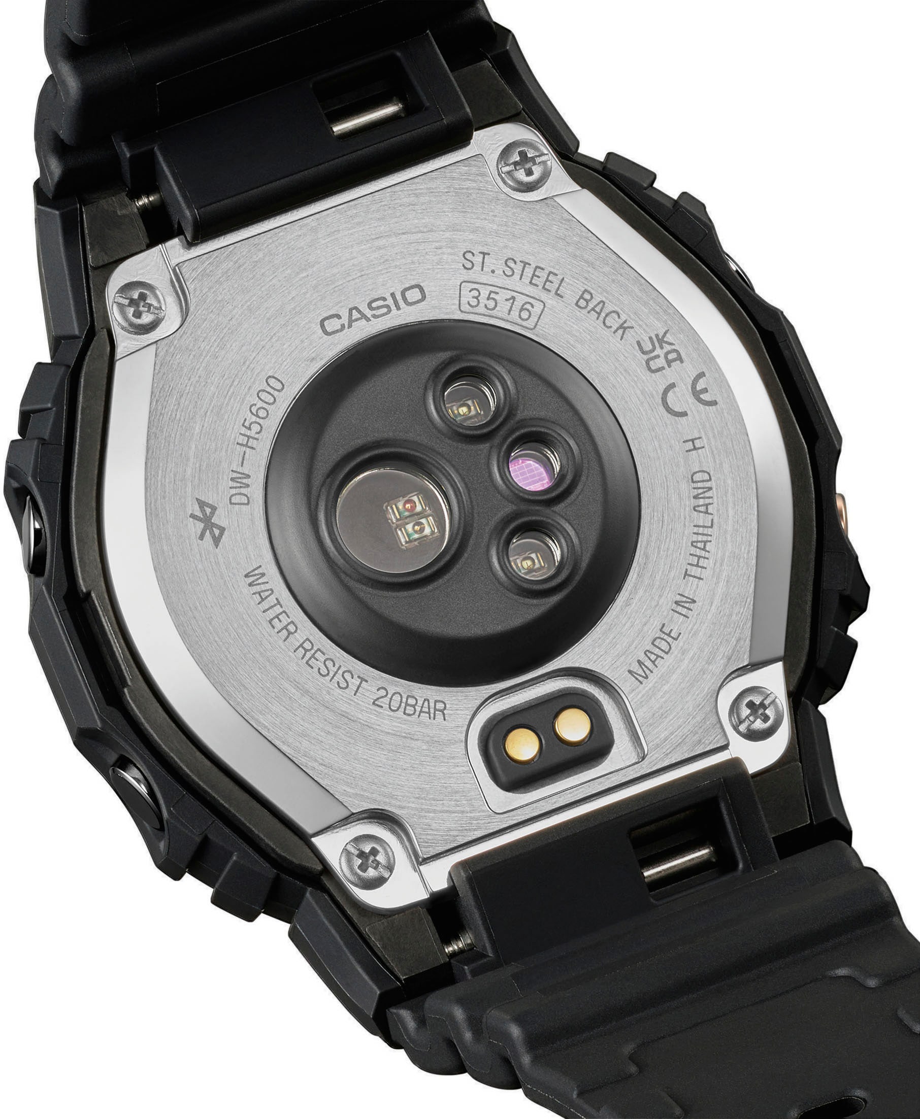 CASIO G-SHOCK Smartwatch, Solaruhr, Armbanduhr, Herrenuhr, Stoppfunktion,Herzfrequenzmesser)