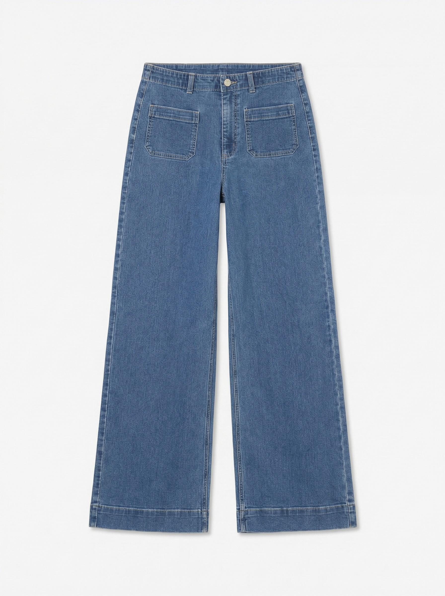 Vero Moda Weite Jeans »VMKAYLA HR WIDE POCKET J BLUE MIX NOOS« Baumwollmischung, wide fit, high waist