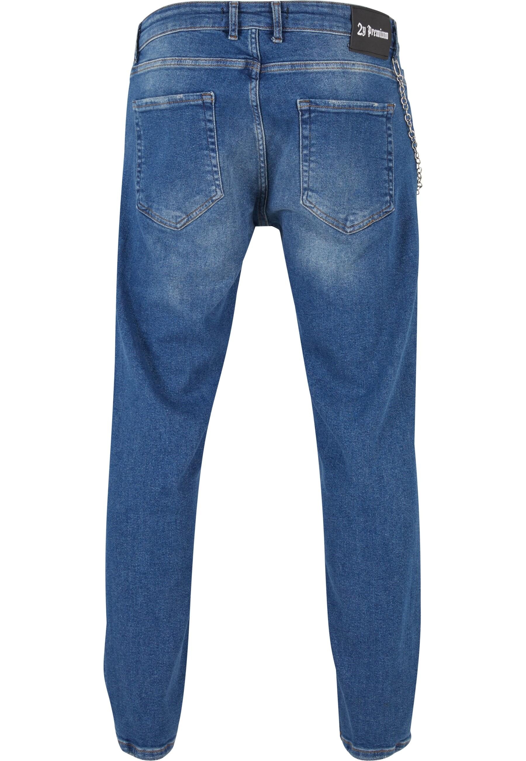 2Y Studios Bequeme Jeans »2Y Studios Herren 2Y Destroyed Tapered Denim«, (1 tlg.)
