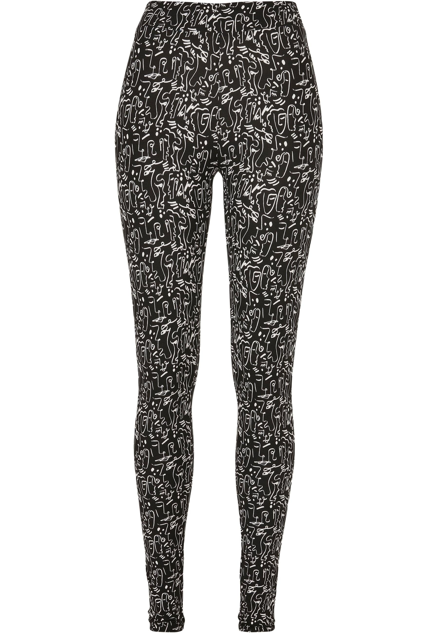 URBAN CLASSICS Leggings "Urban Classics Damen Ladies Soft AOP Leggings", (1 tlg.)