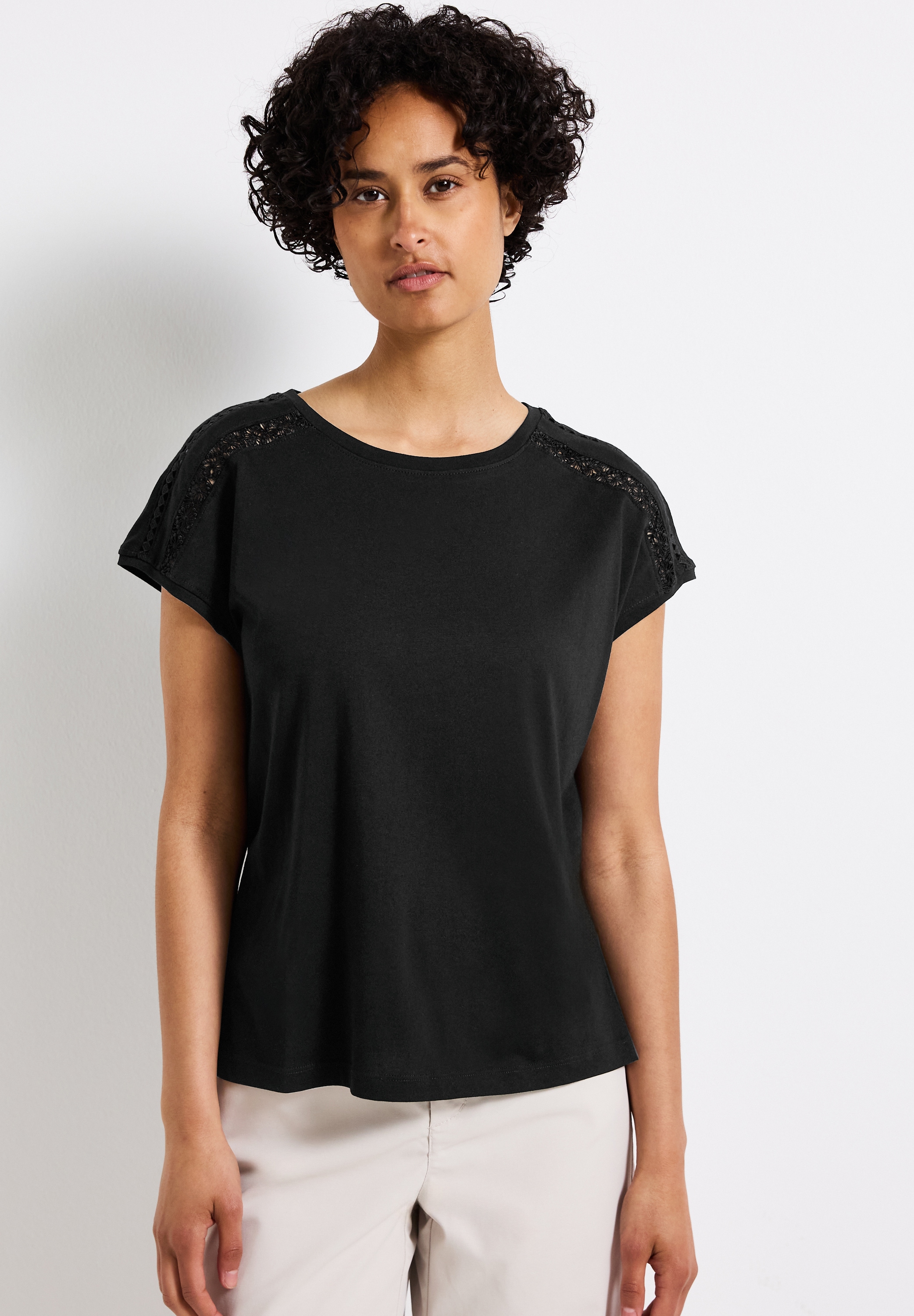 STREET ONE T-Shirt, im soften Baumwoll-Mix günstig online kaufen