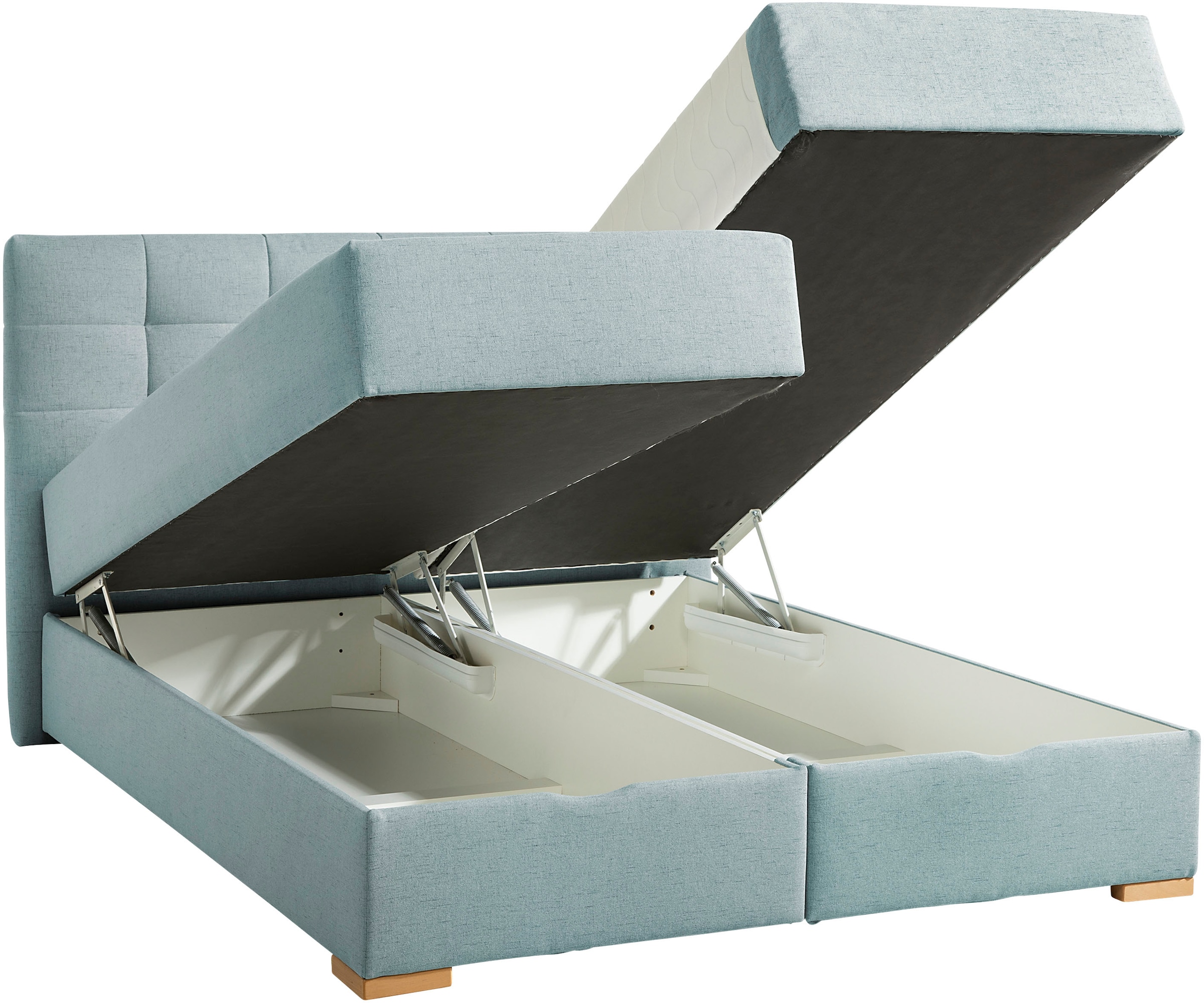 Home affaire Boxbett »Olivet«, in 4 Farben, 4 Breiten, 2 Matratzenarten, auch in Überlänge 220 cm