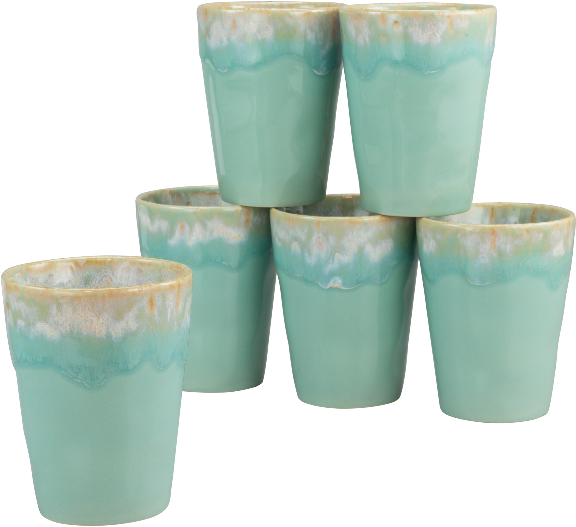 CreaTable Becher "Kaffeebecher Gespresso" 36 cl, Tassen Set, 6-teilig, Made günstig online kaufen