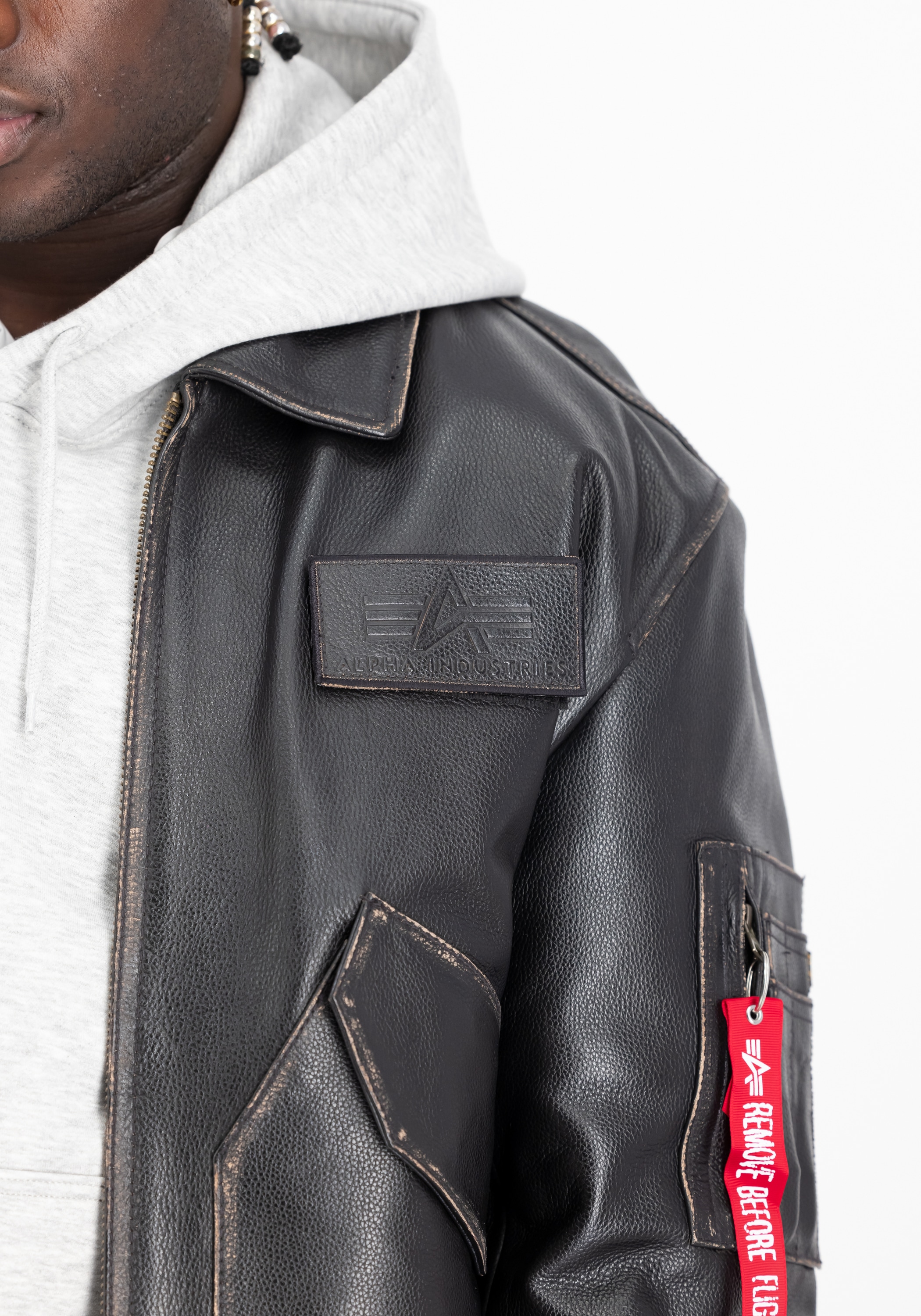 Alpha Industries Lederjacke »Alpha Industries Men - Leather & Vegan Jackets«