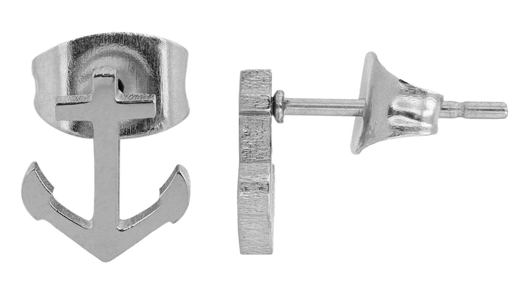 Adelia´s Paar Ohrhänger »Unisex Ohrringe – Ohrstecker aus Edelstahl« Ideal zum Verschenken – schlicht und stilvoll