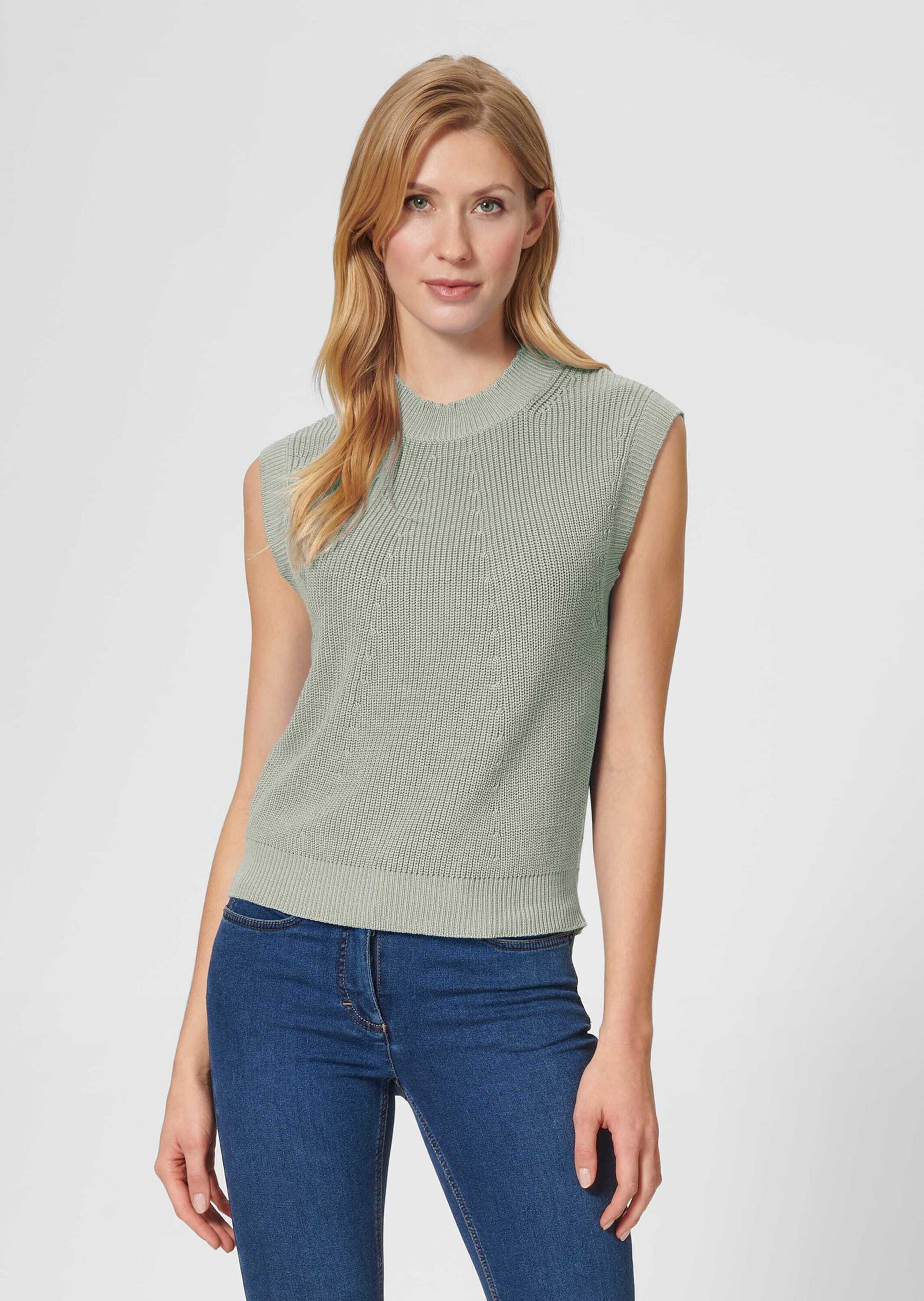 MADELEINE Longpullover »Pullunder Pullunder mit Stehkragen«