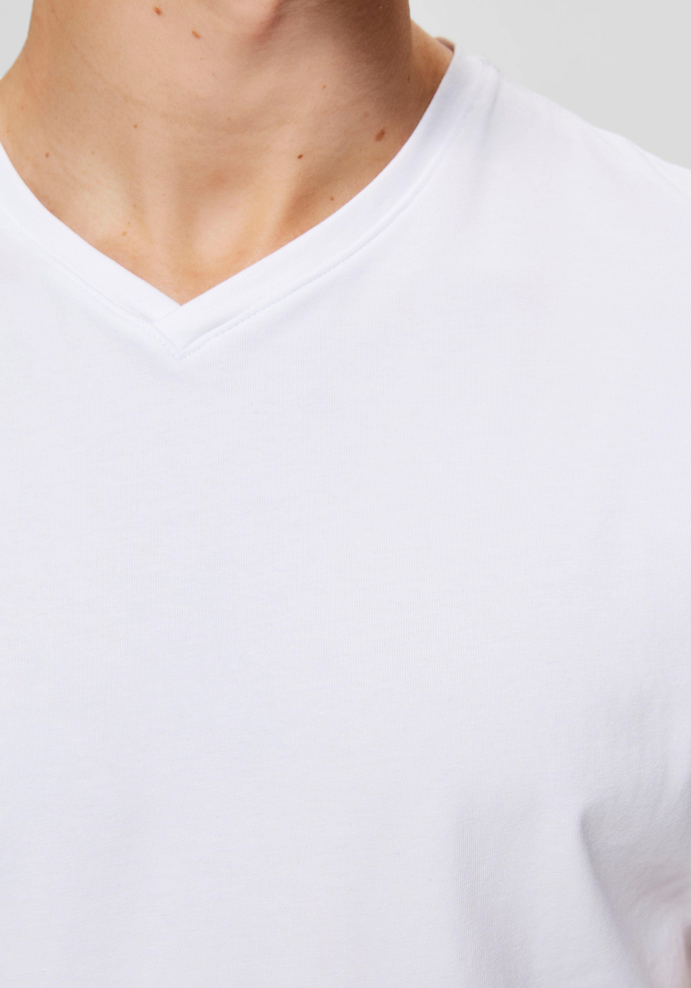 SELECTED HOMME V-Shirt »SLHNEWPIMA SS V-NECK TEE B NOOS«