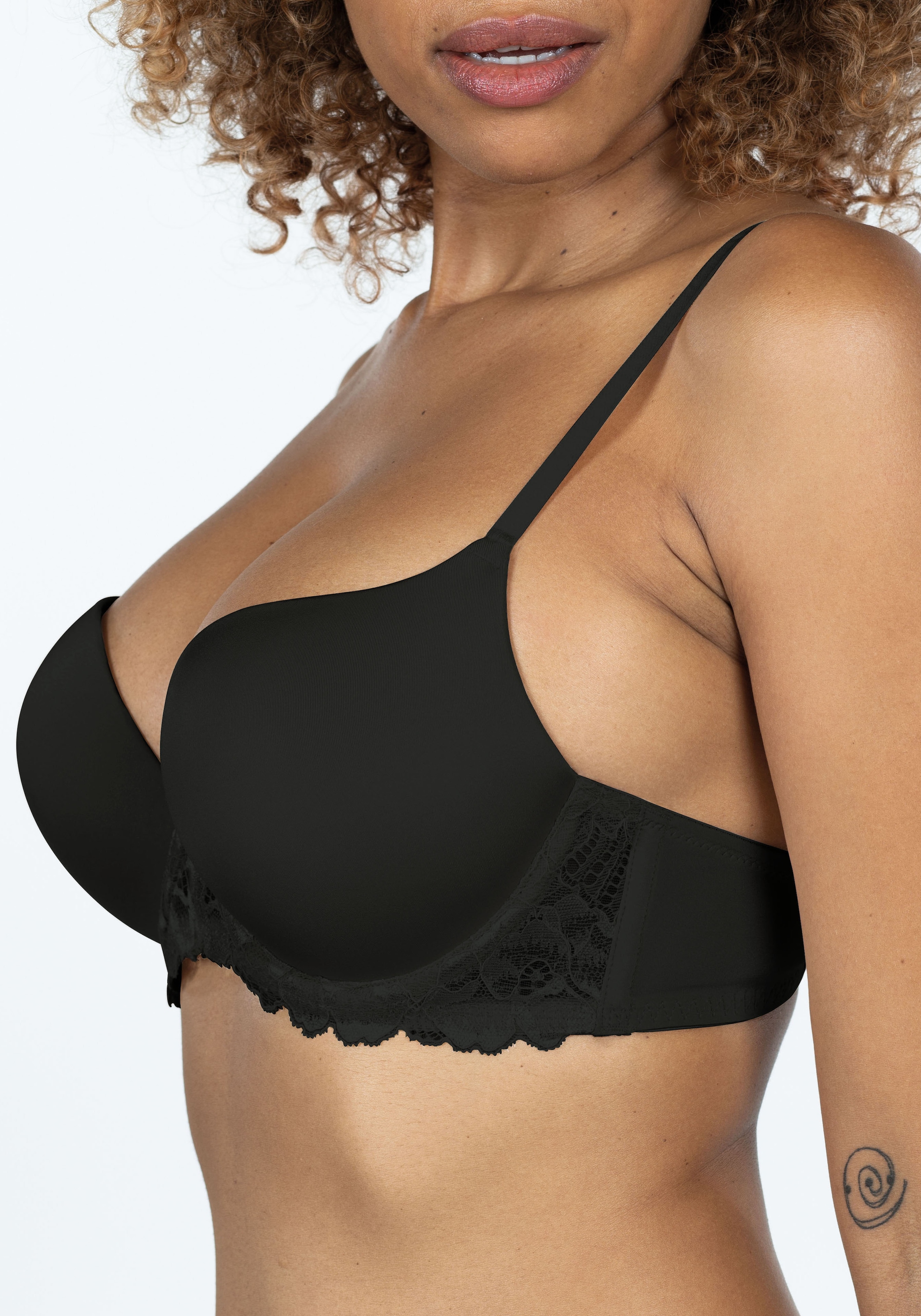 Dorina Push-up-BH "Claire", vorgeformte super Push-up Cups mit 3/4 Körbchen