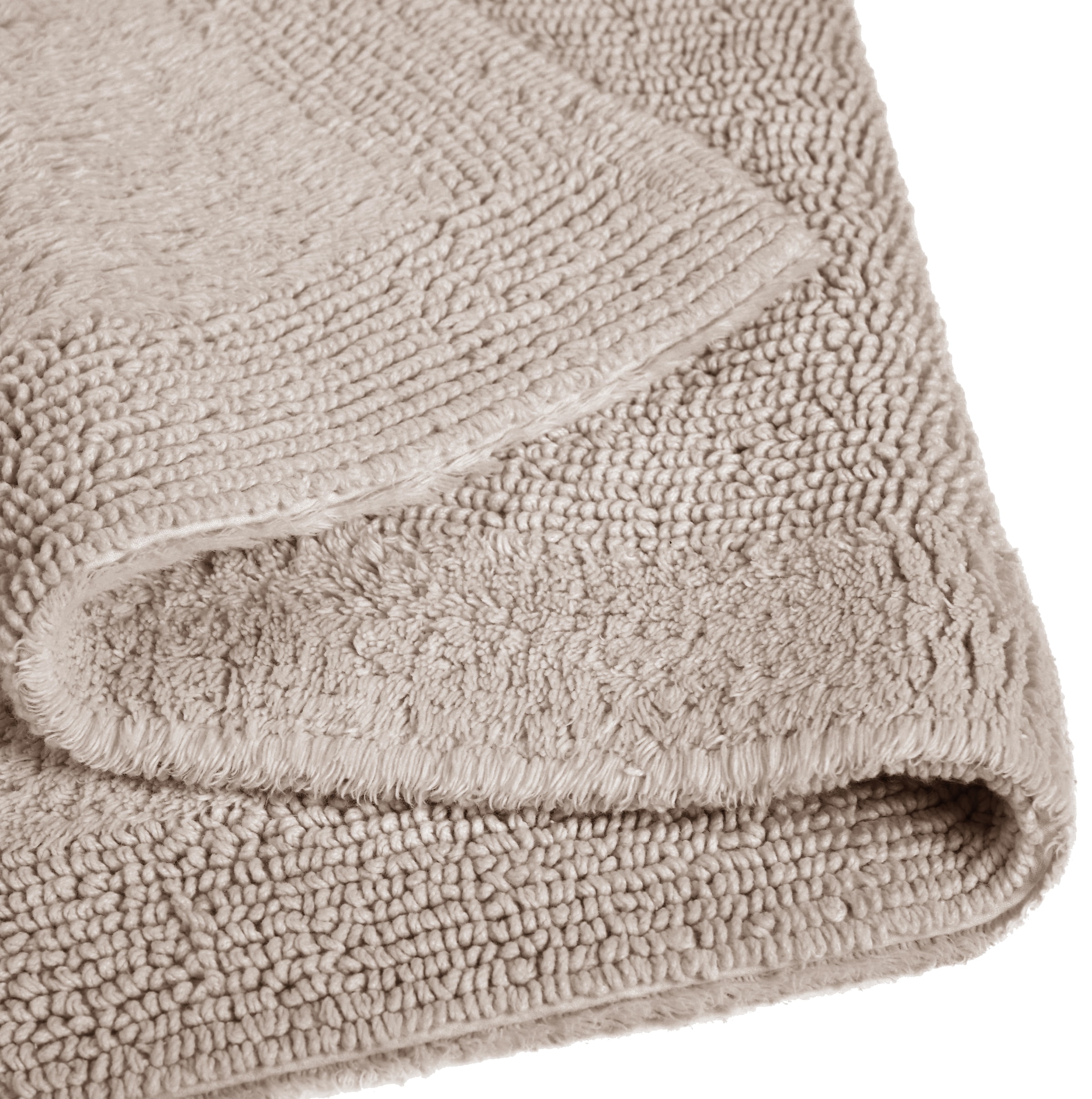 OTTO home Badematte »Kapra, Badvorleger, Badezimmer Teppich« Höhe 14 mm beidseitig nutzbar | fußbodenheizungsgeeignet | strapazierfähig mit Bordüre, Badteppich, Badematte, Baumwolle