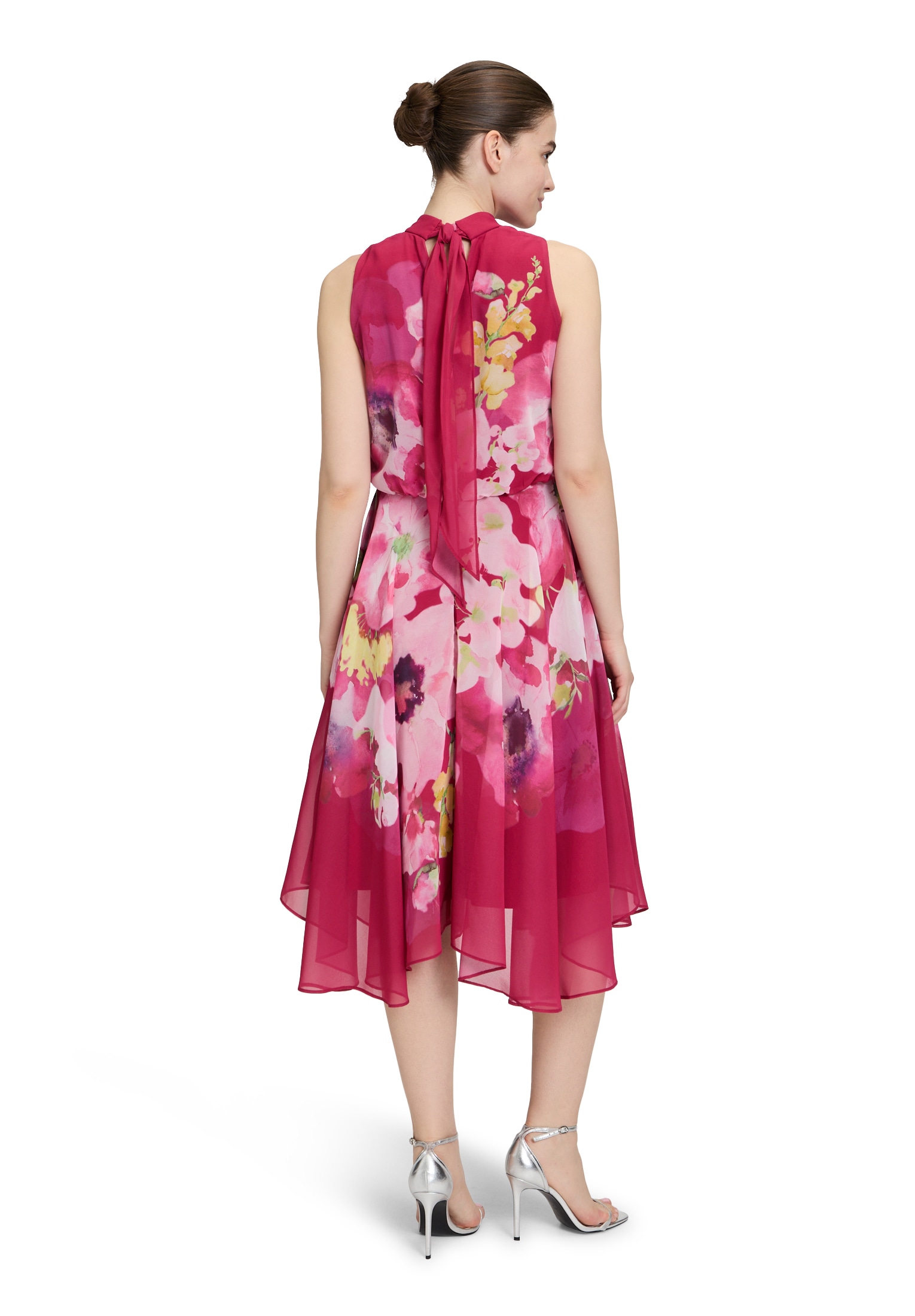 Vera Mont Chiffonkleid »Vera Mont Chiffonkleid ohne Arm«, Bindegürtel