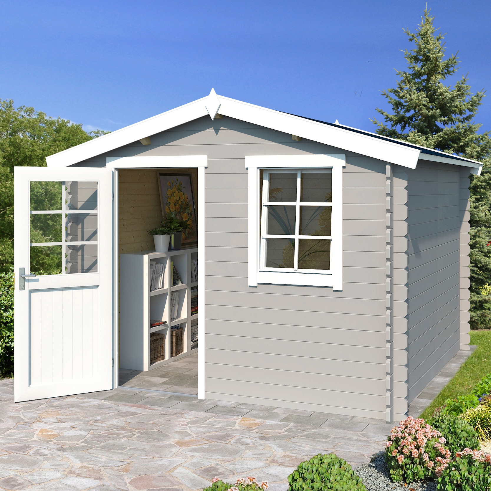 LASITA MAJA 1100000002199 "Nina 175" Blockbohlenhaus 28mm
