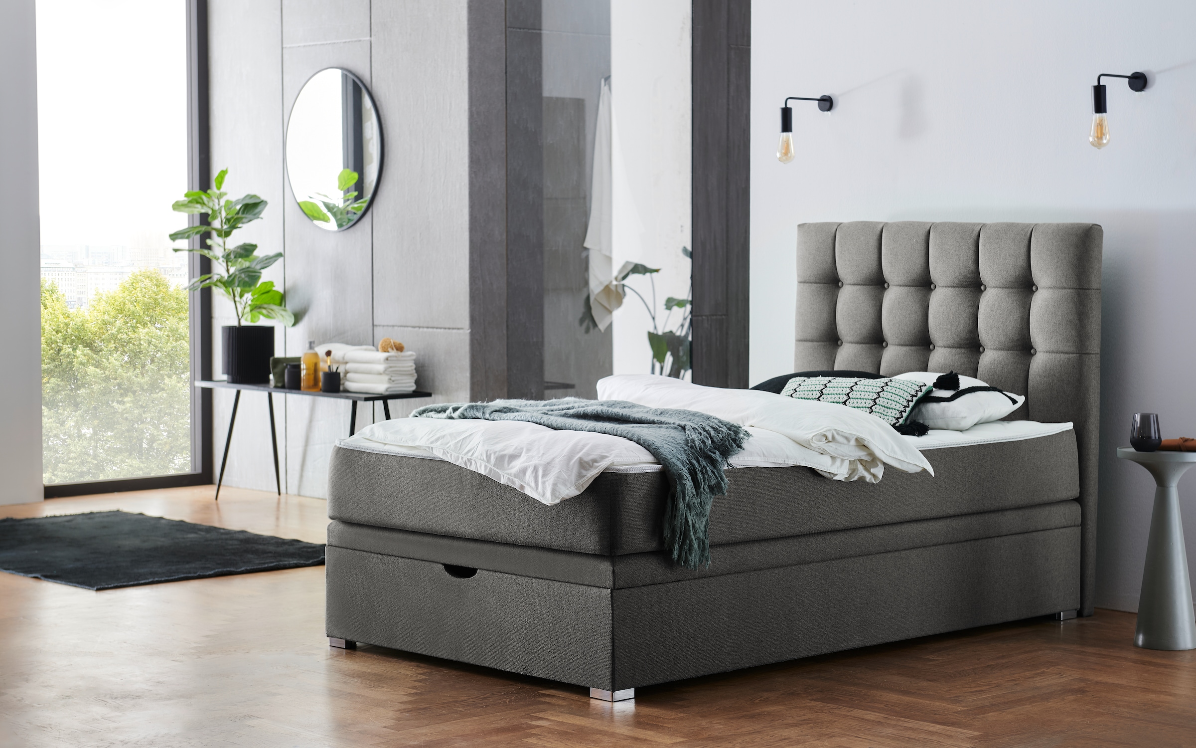 ATLANTIC home collection Boxbett "Riona", mit geräumigem Bettkasten, wahlwe günstig online kaufen